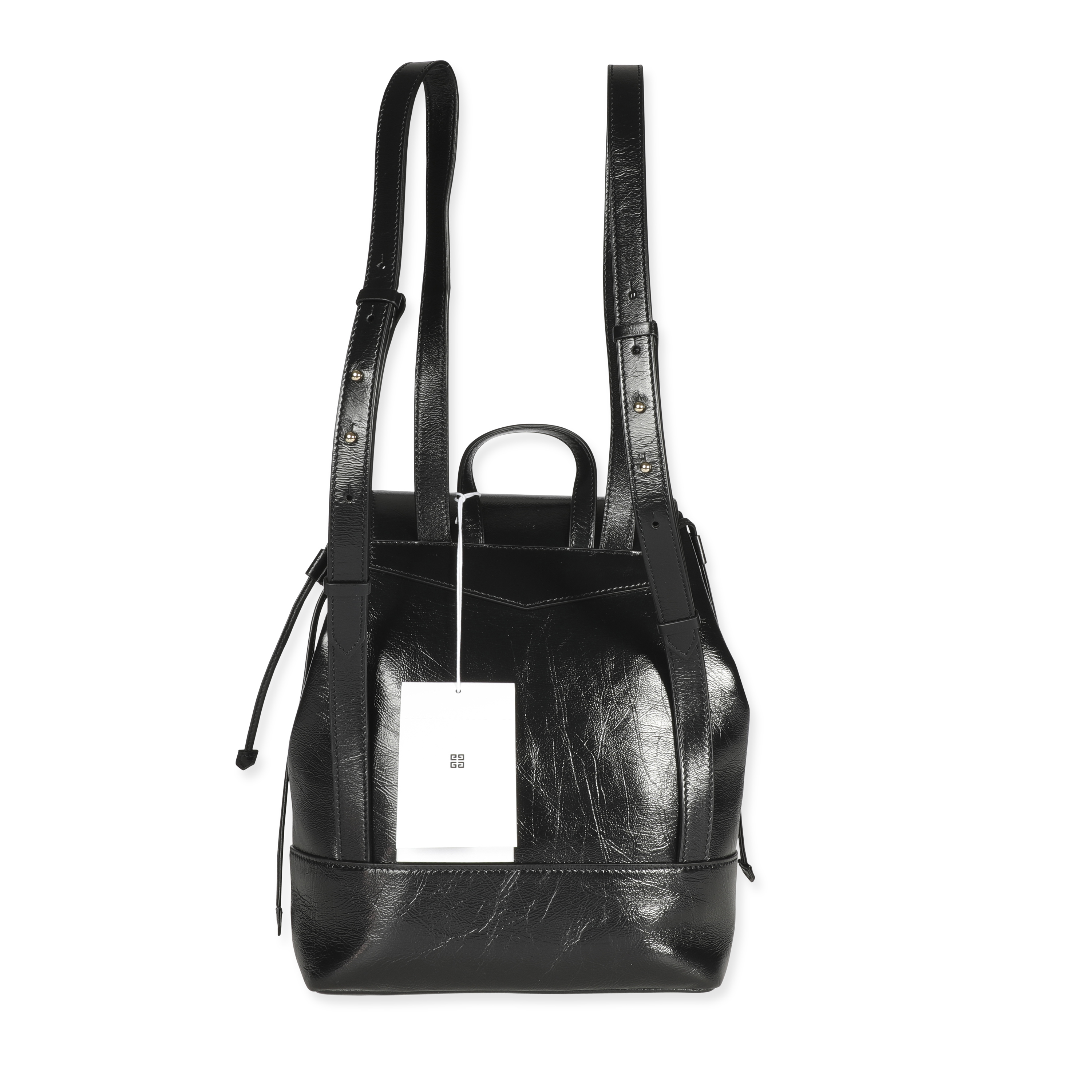 Givenchy Black Textured Calfskin Id Backpack-2