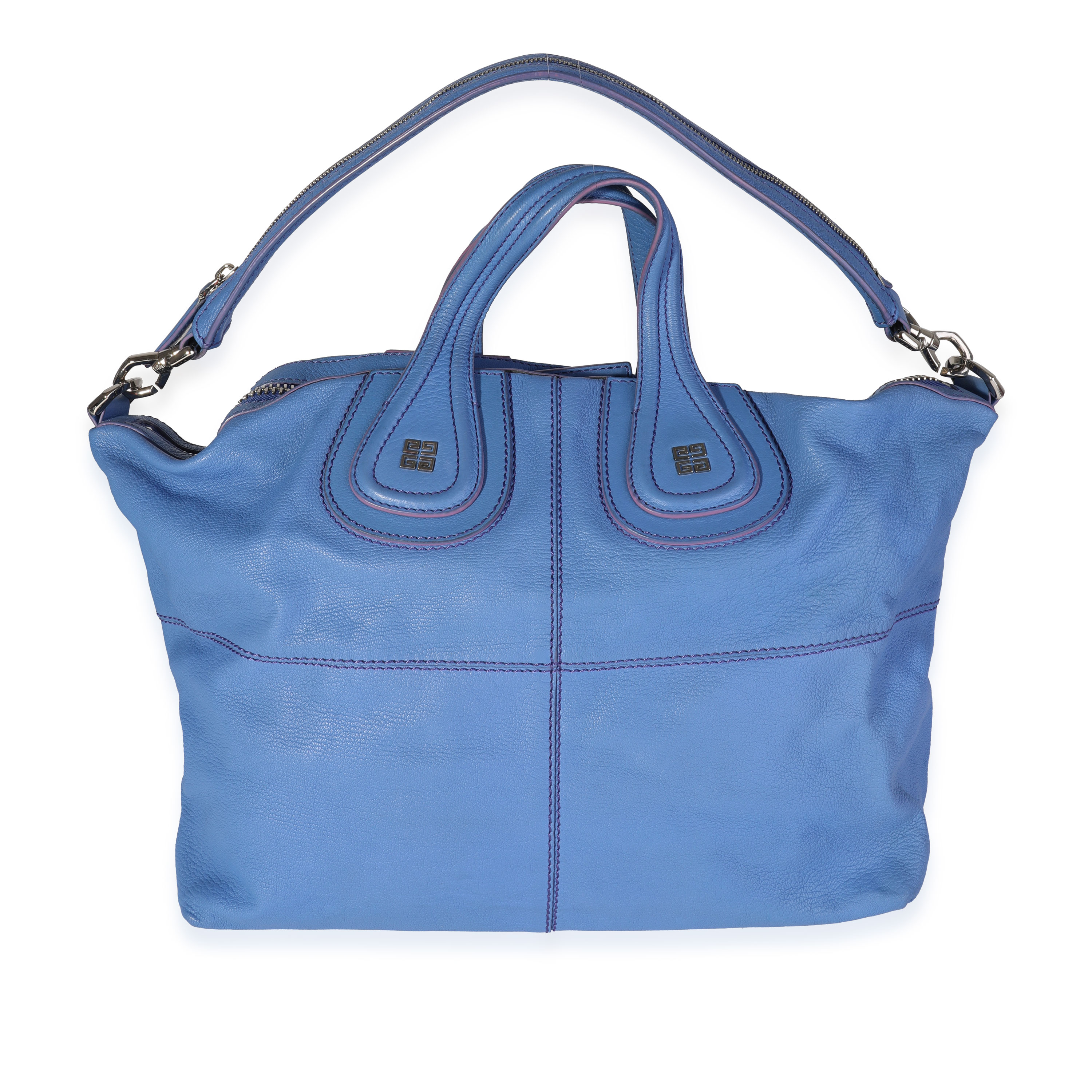 Givenchy Periwinkle Sugar Goatskin Large Nightingale