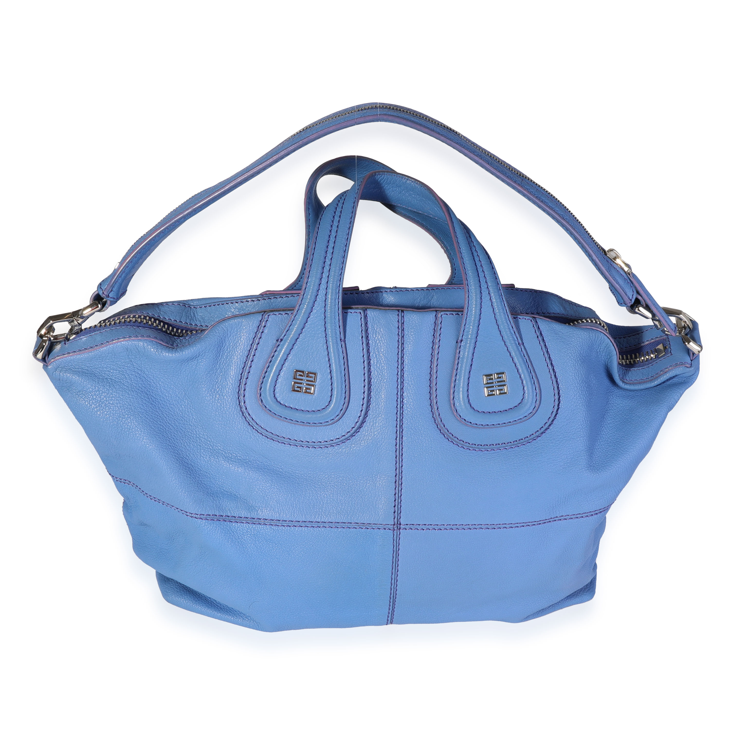 Givenchy Periwinkle Sugar Goatskin Large Nightingale-1