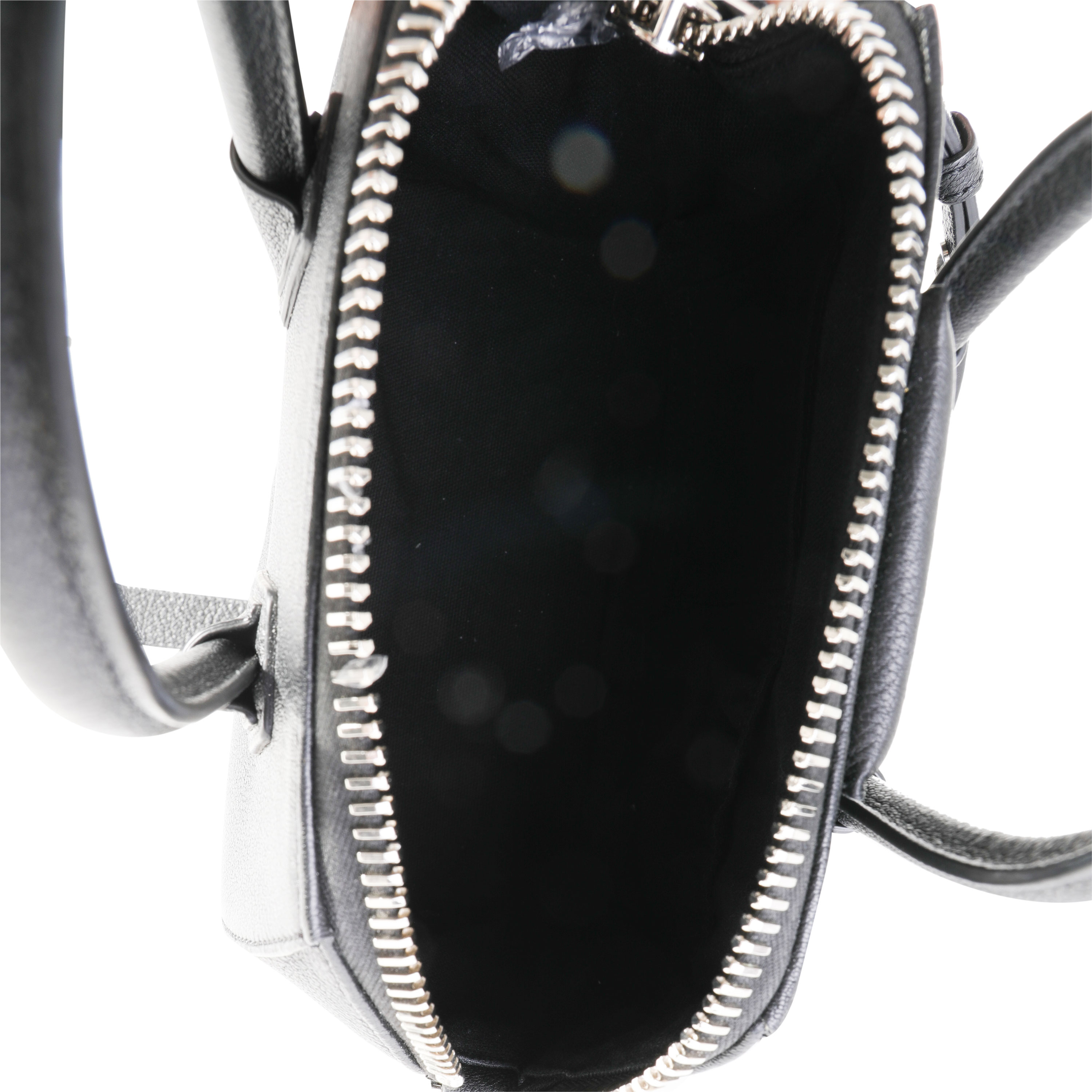 Givenchy Black Grained Goatskin Mini Antigona Bag-7