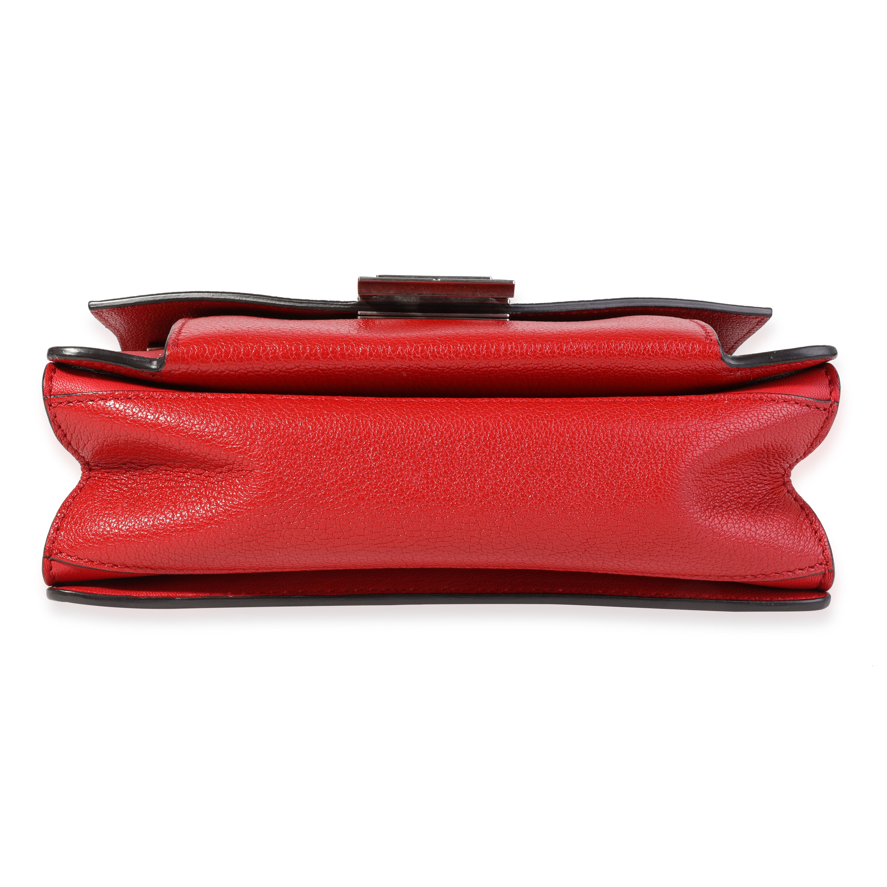 Givenchy Red Goatskin Small GV3 Shoulder Bag-3