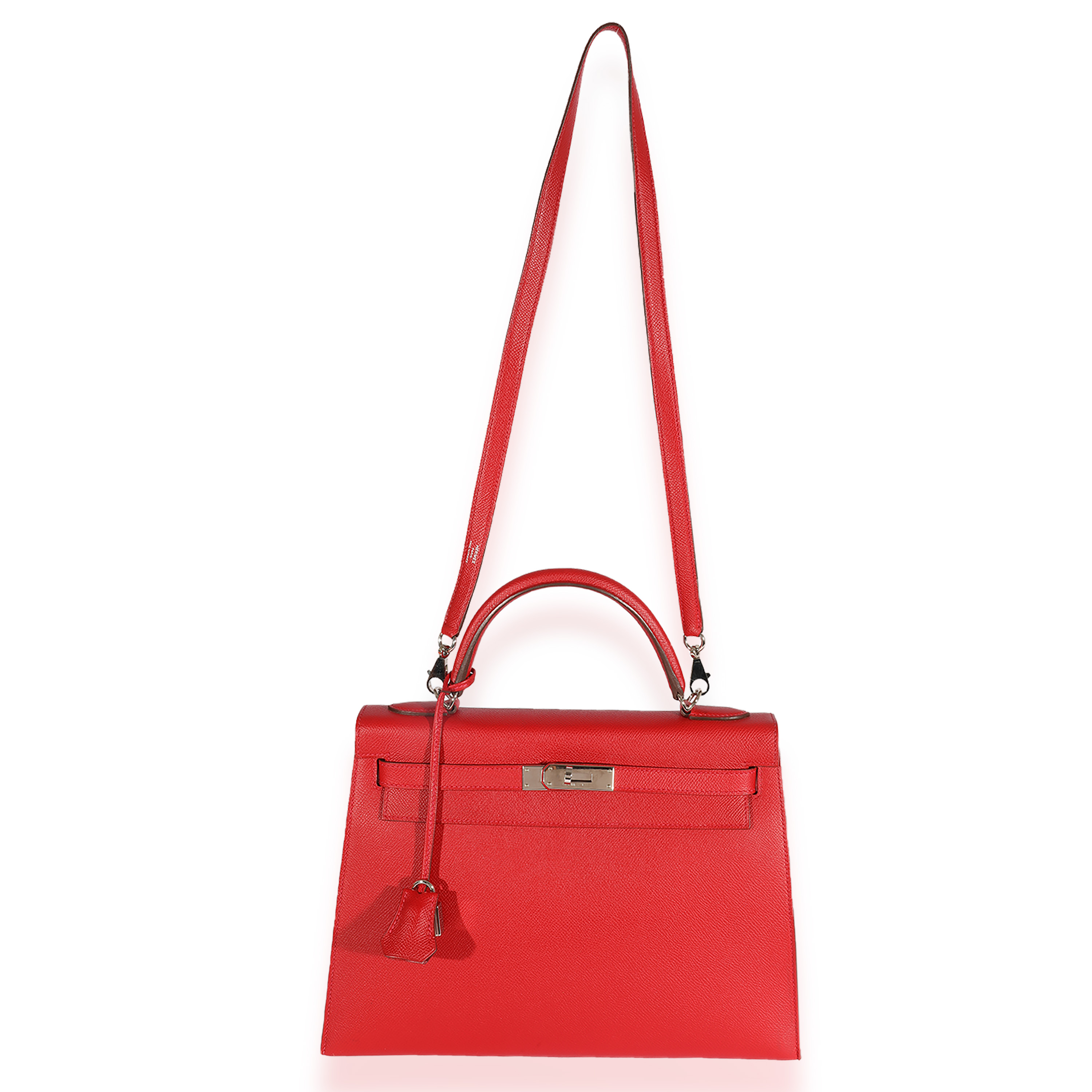 Hermes Rouge Casaque Epsom Kelly Sellier 32-3