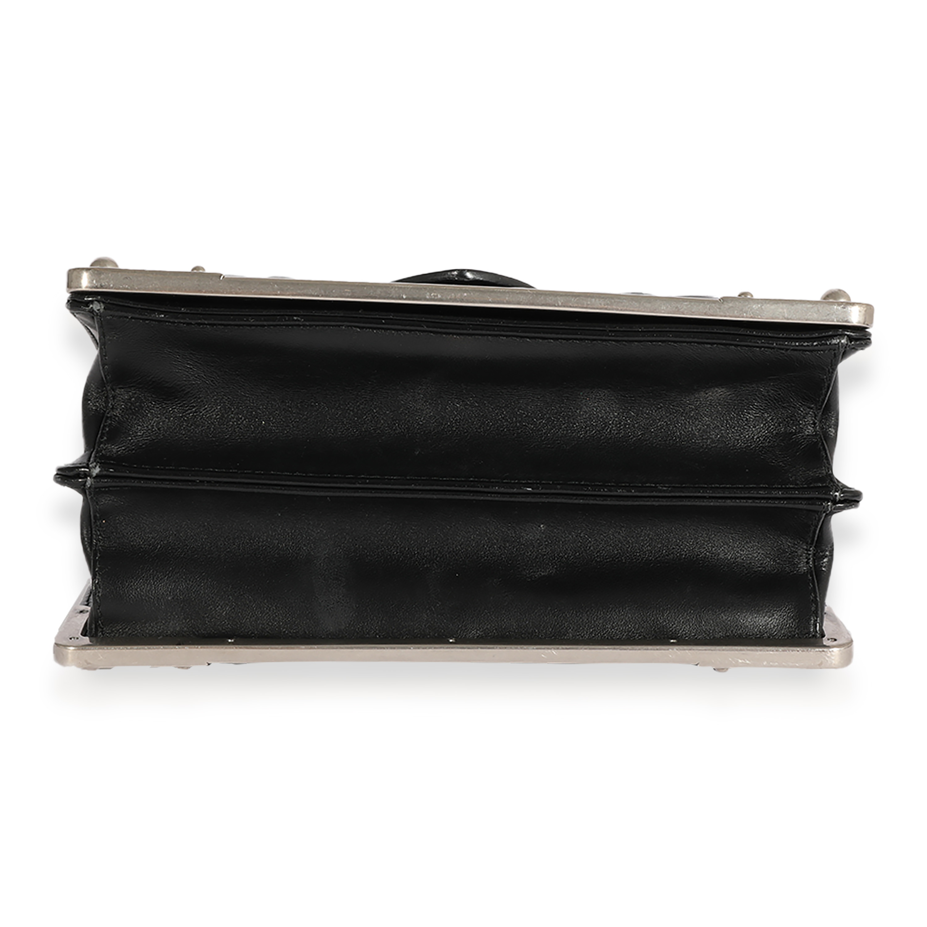 Black Prada Soft Calfskin Impunture Diagramme Cahier Crossbody Bag-4