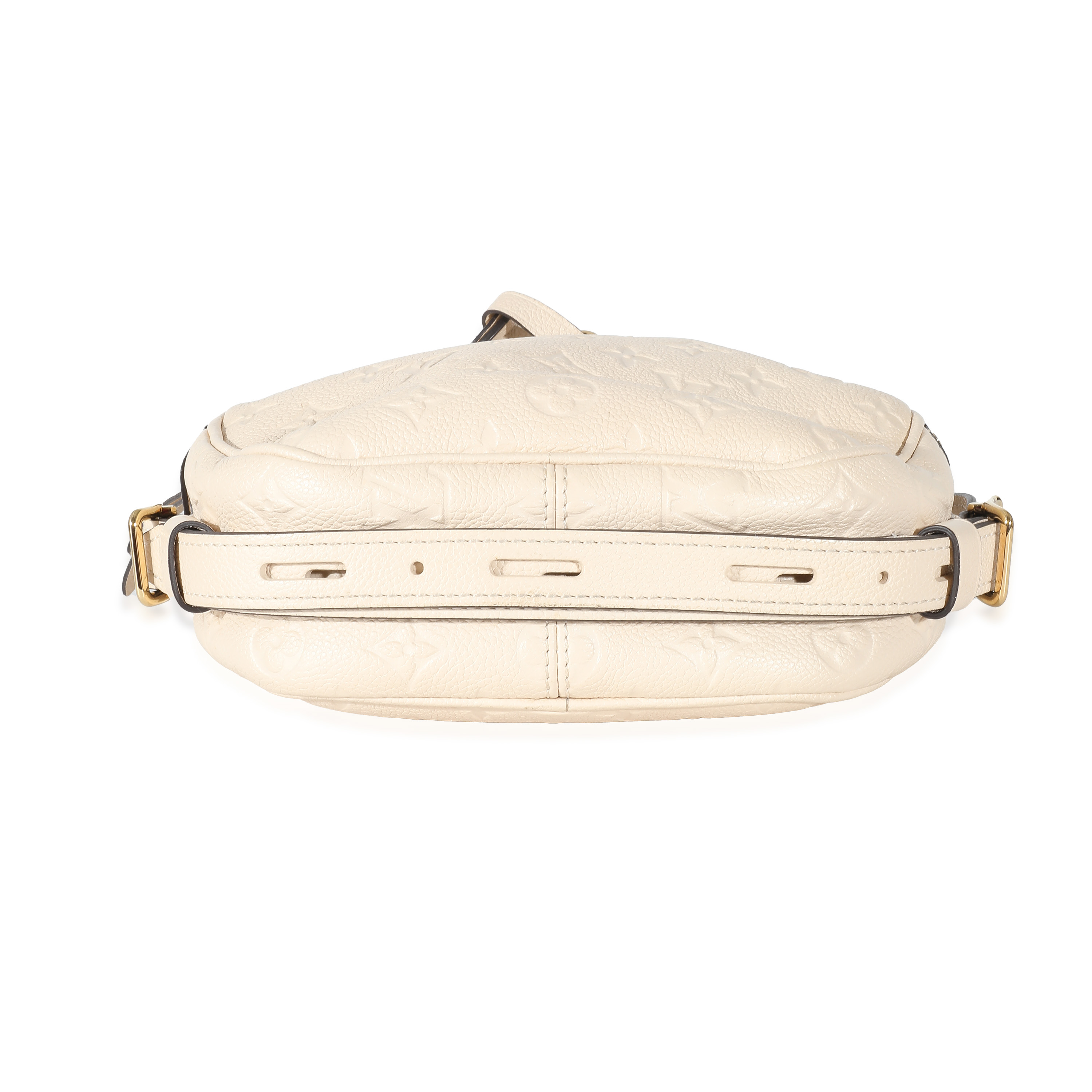 Louis Vuitton Creme Monogram Empreinte Boite Chapeau Souple MM-4