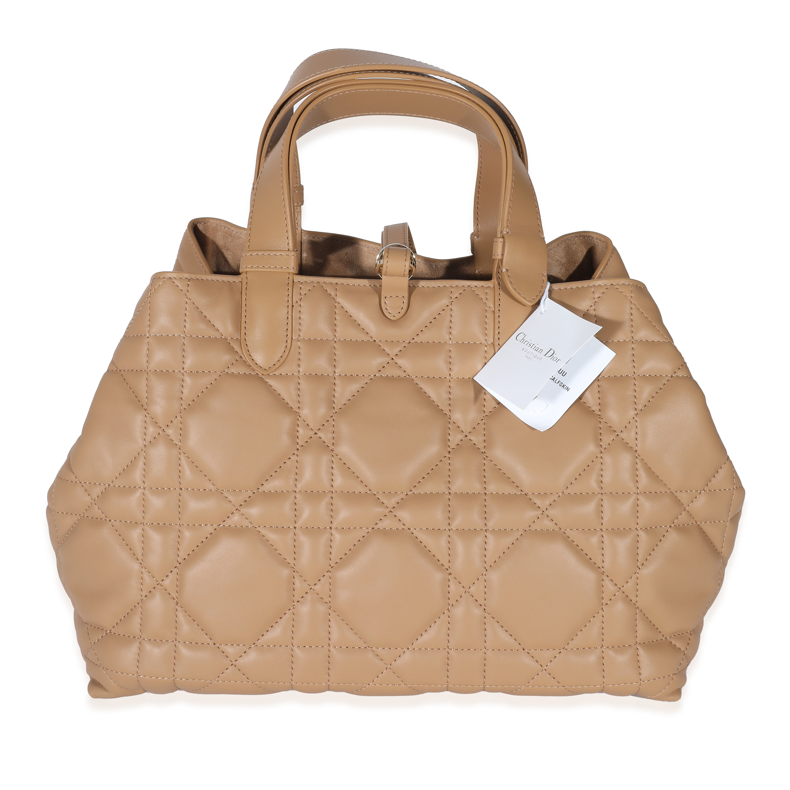 Christian Dior Tan Macrocannage Calfskin Medium Toujours-2
