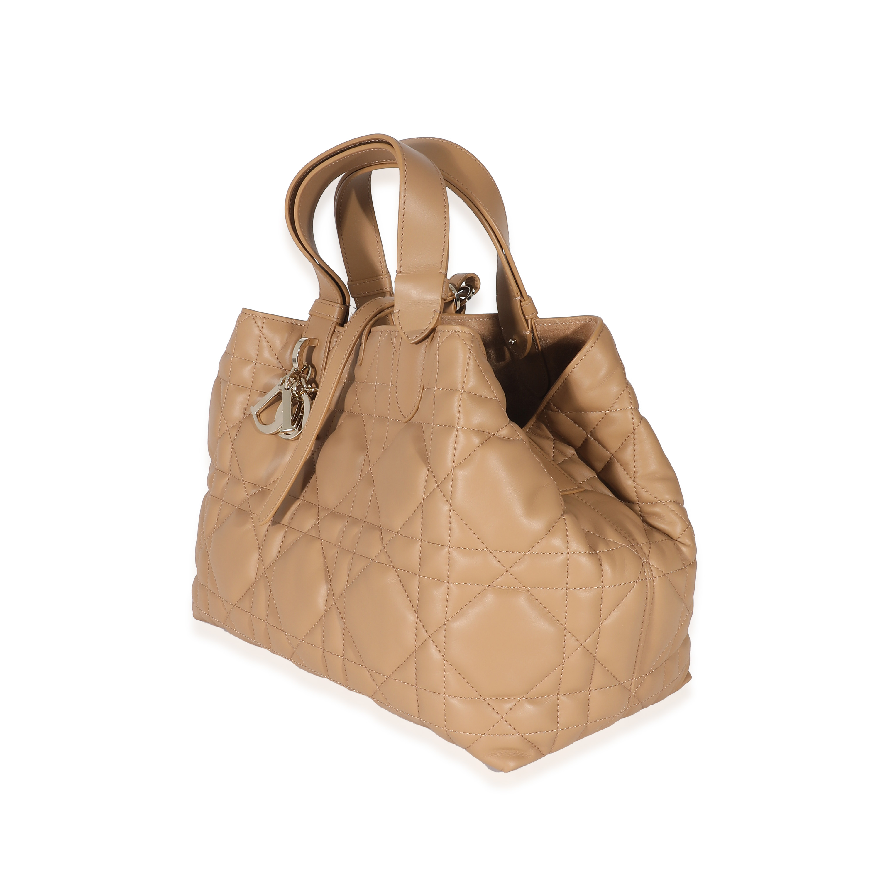 Christian Dior Tan Macrocannage Calfskin Medium Toujours-1