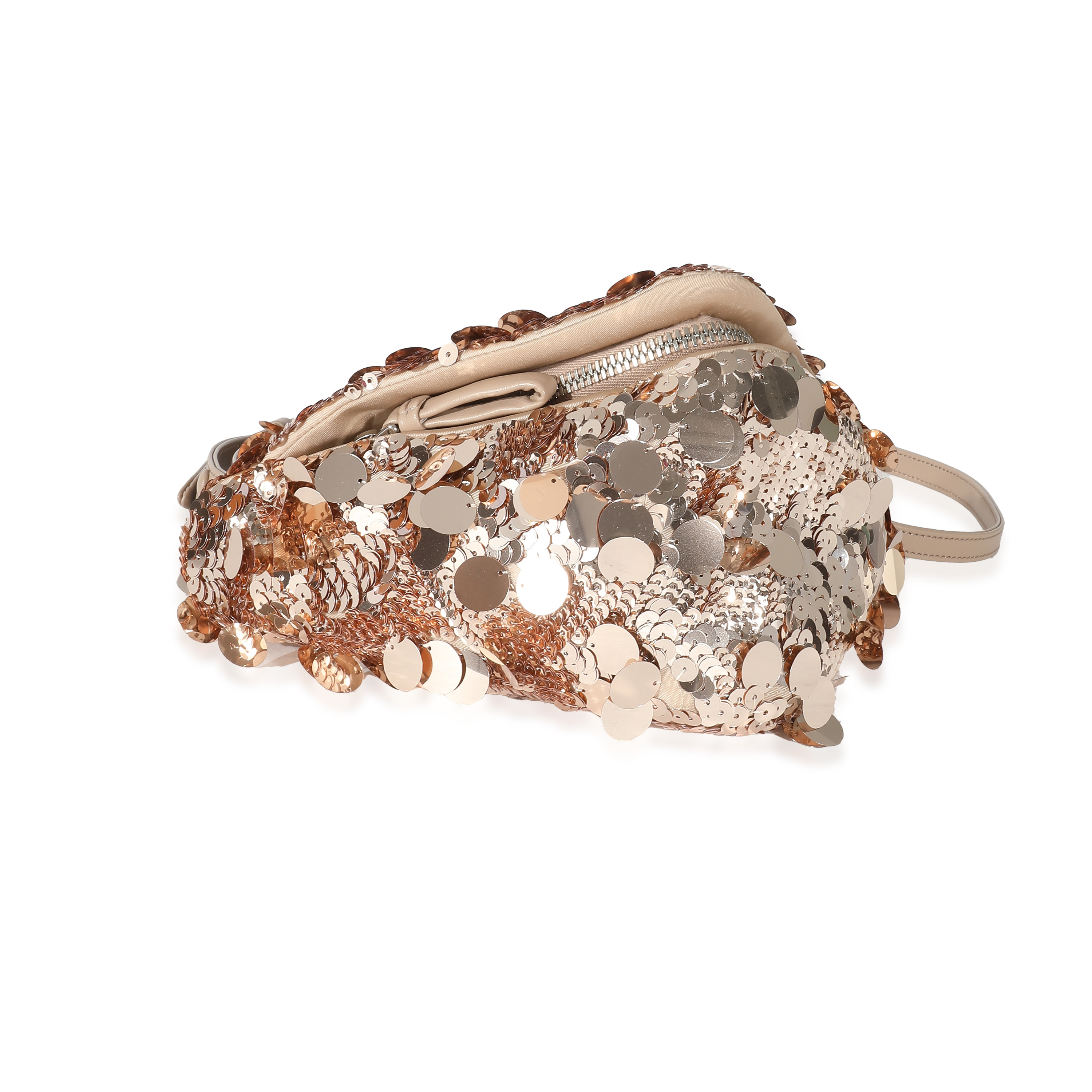 Prada Pink Cameo Sequin Triangle Bag-7