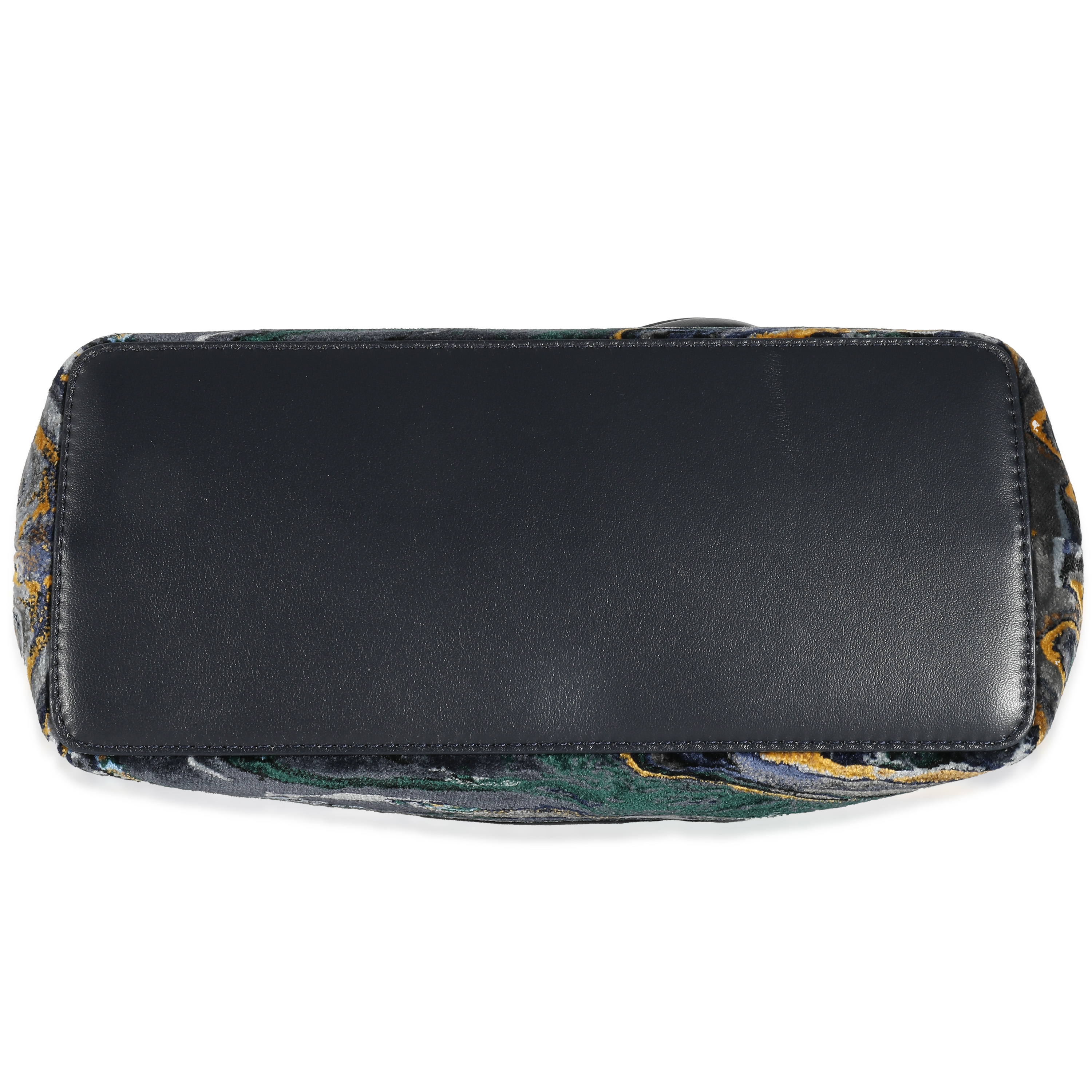 Fendi Navy Marbled Velvet Mini Peekaboo-3