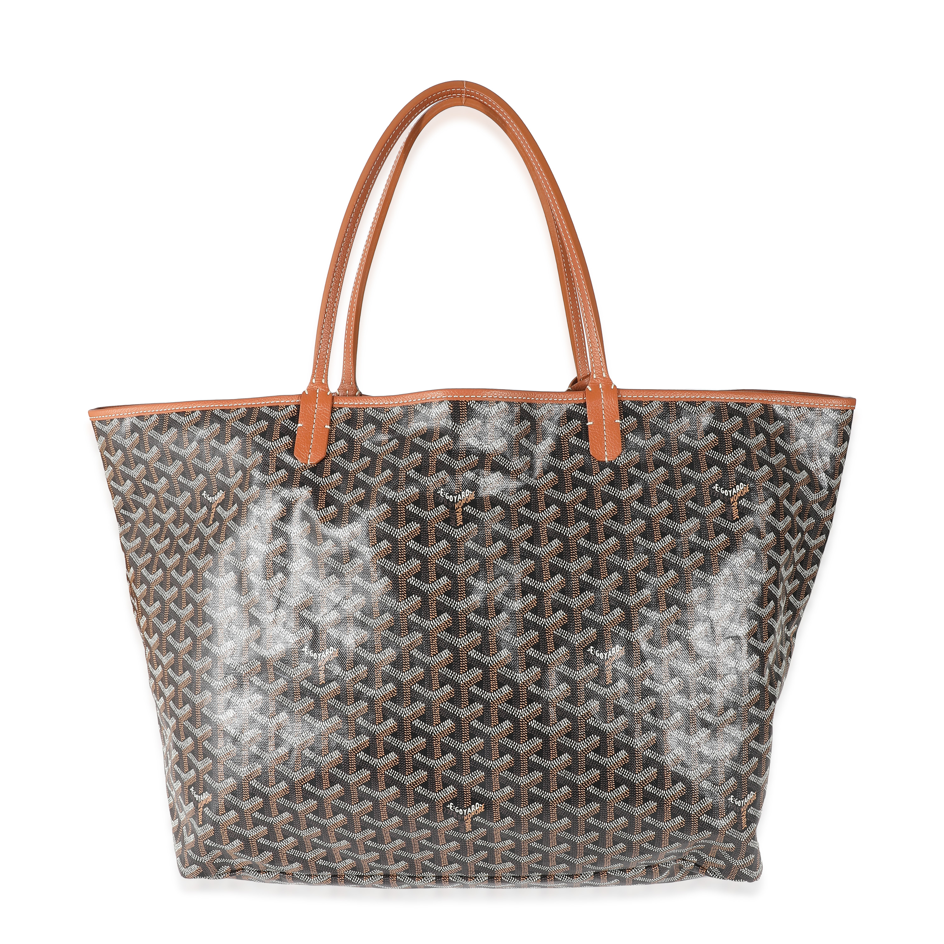 Goyard Black Gold Goyardine Canvas Saint Louis GM-4