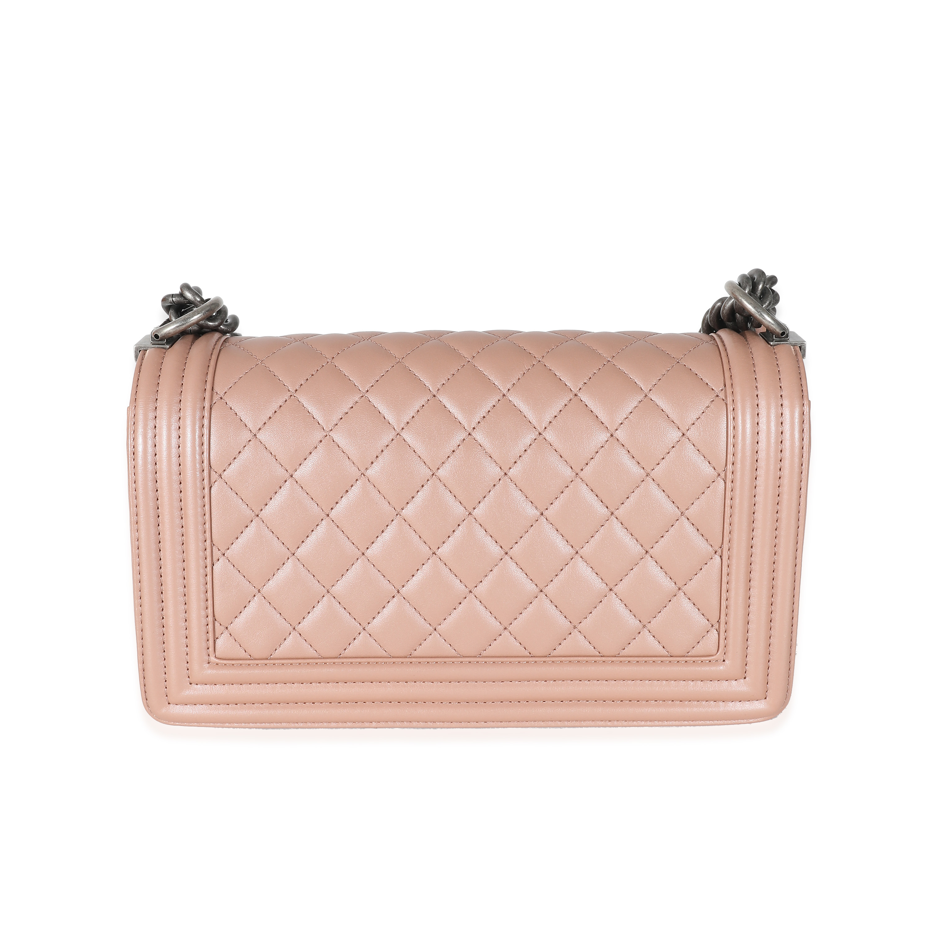 Chanel Pink Iridescent Calfskin Medium Boy Bag Chanel Pink Iridescent Calfskin Medium Boy Bag-4