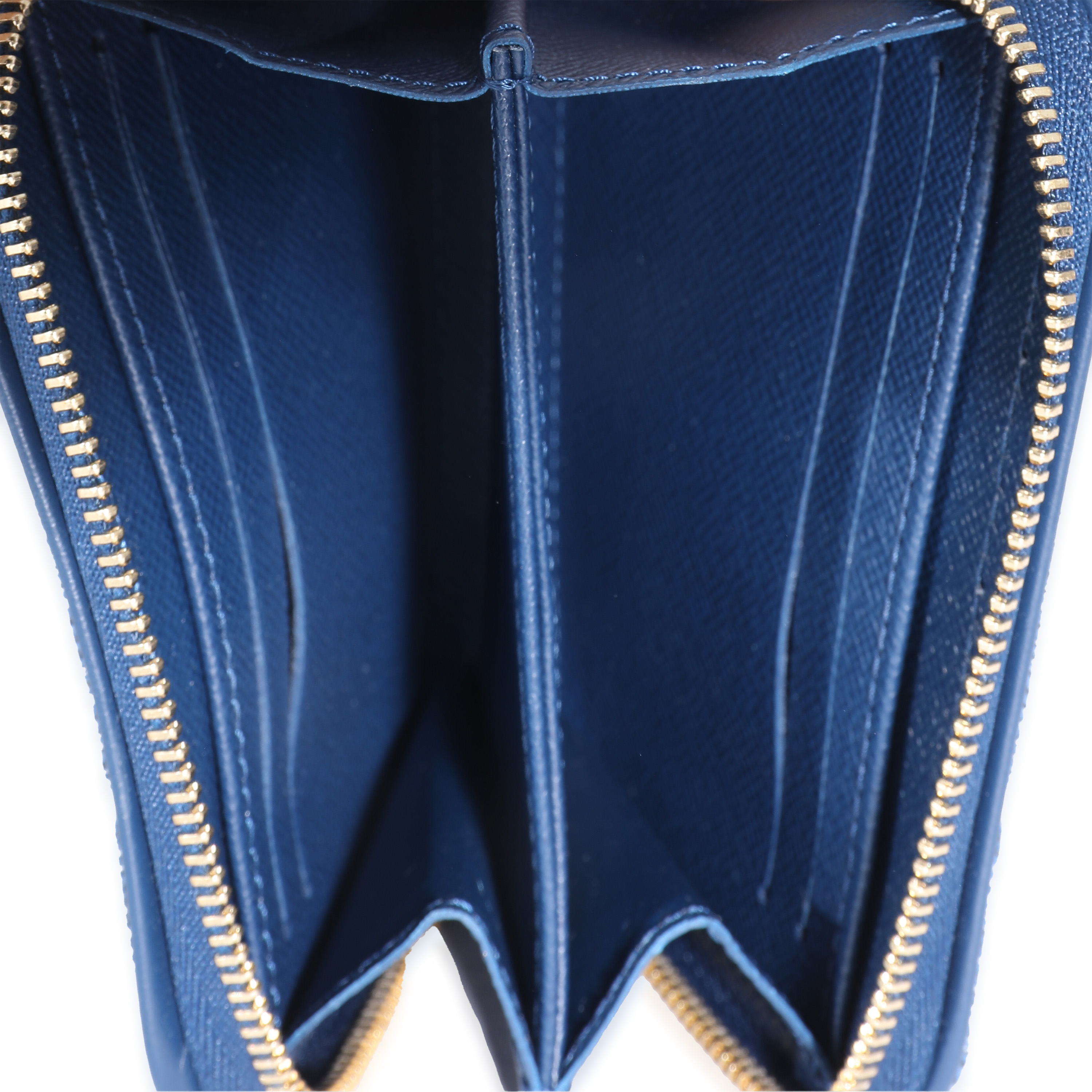 Louis Vuitton Blue Denim Monogram Jacquard Zippy Coin Purse-3