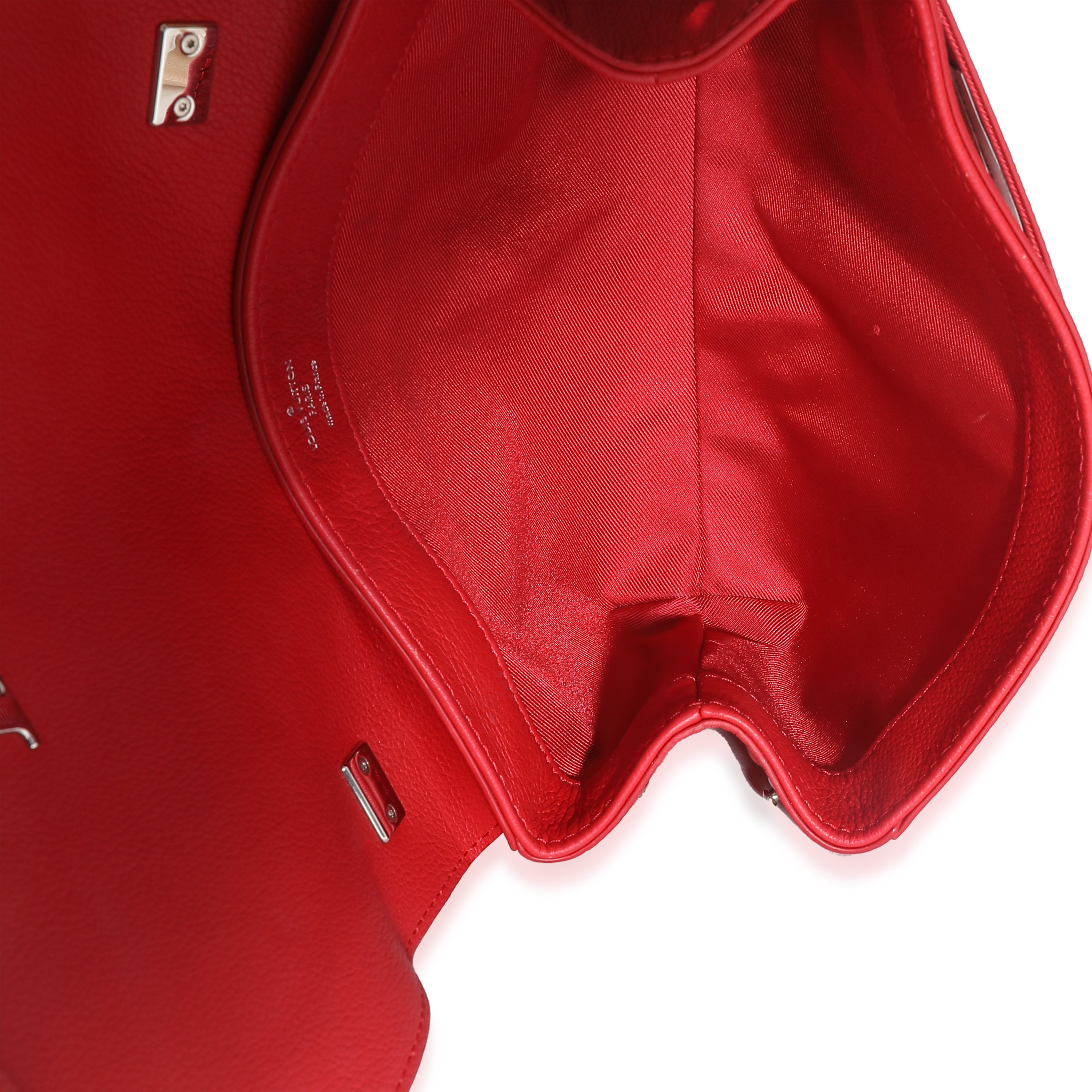 Louis Vuitton Rubis Pebbled Leather Lockme II BB Louis Vuitton Rubis Pebbled Leather Lockme II BB-8