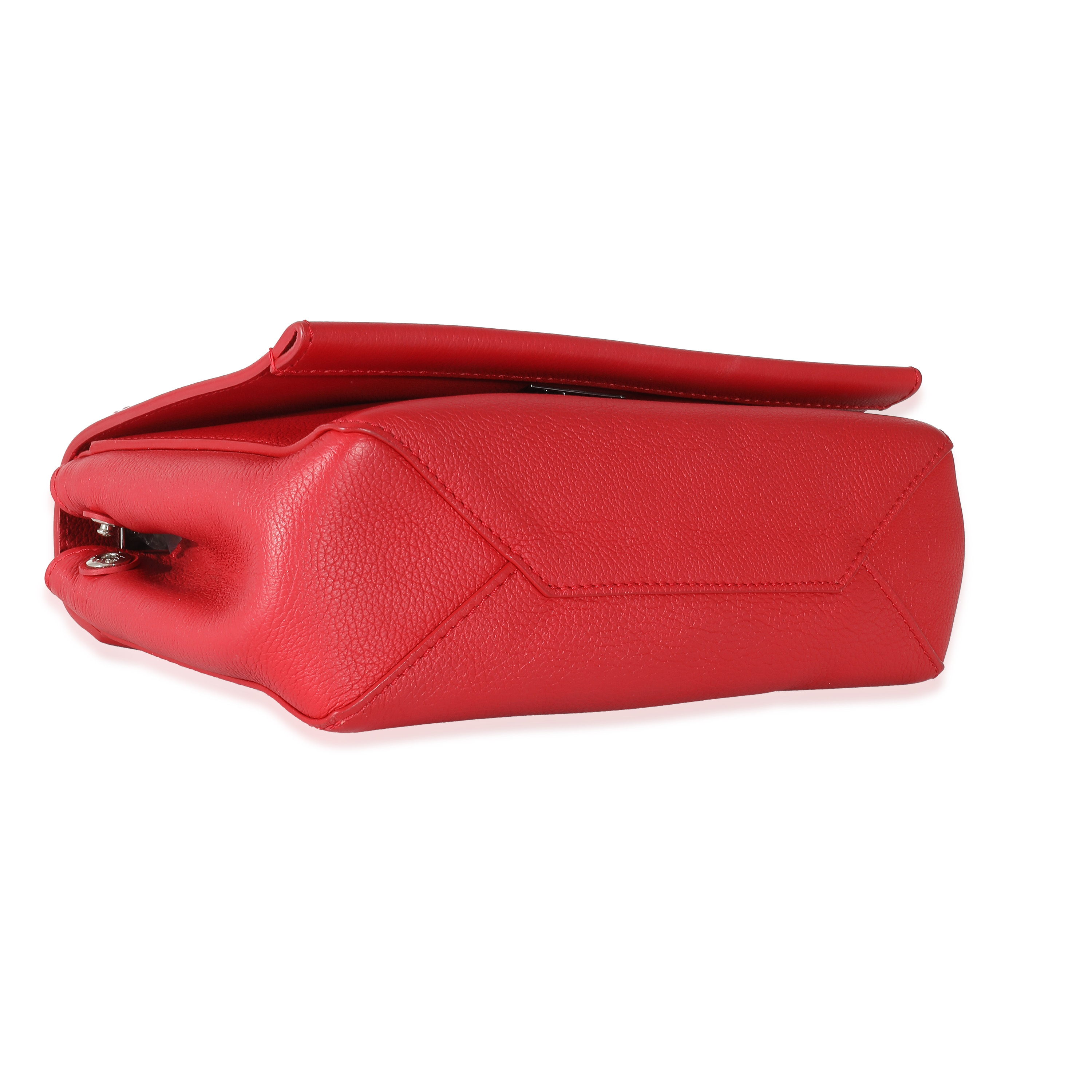 Louis Vuitton Rubis Pebbled Leather Lockme II BB-6