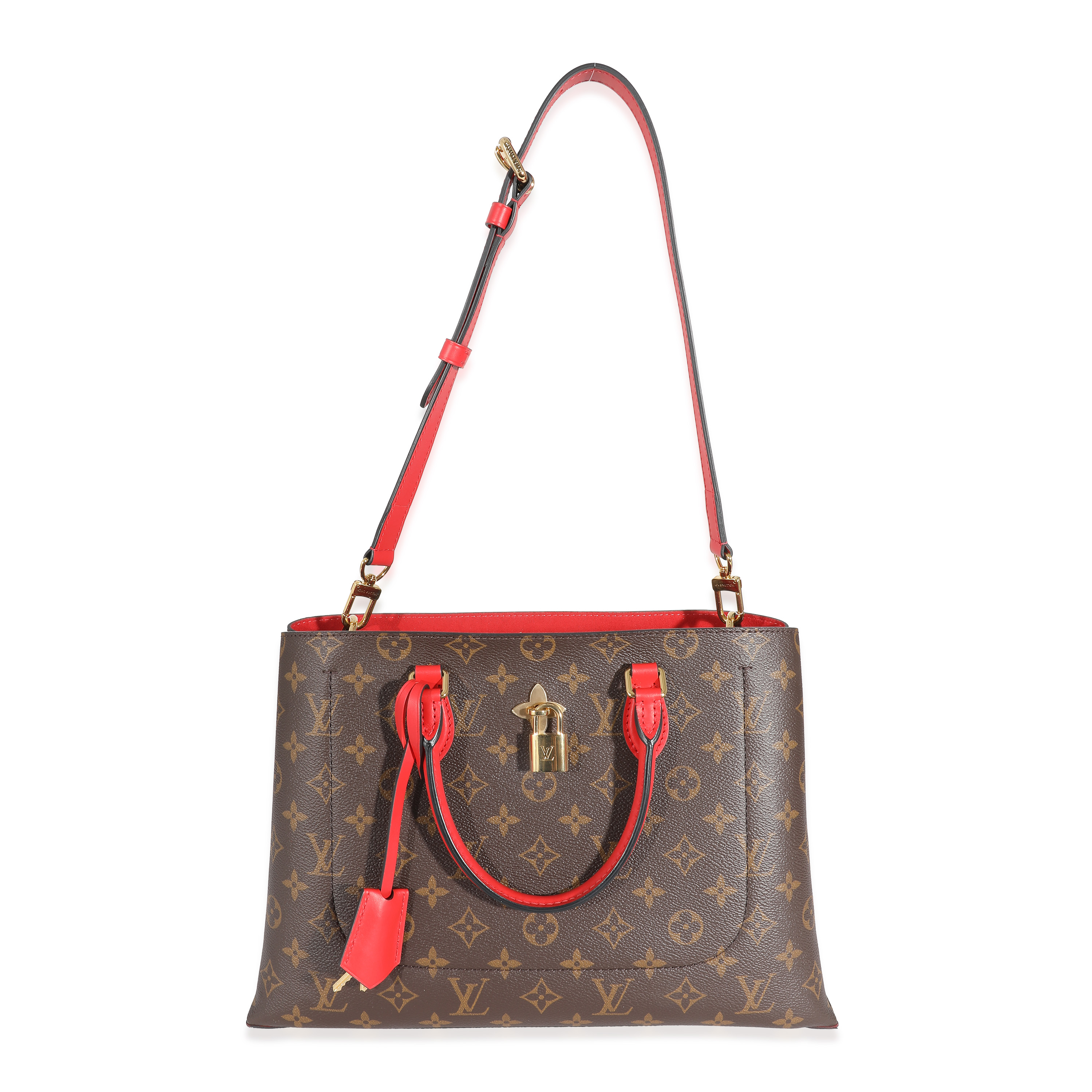 Louis Vuitton Coquelicot Monogram Canvas Flower Tote-7