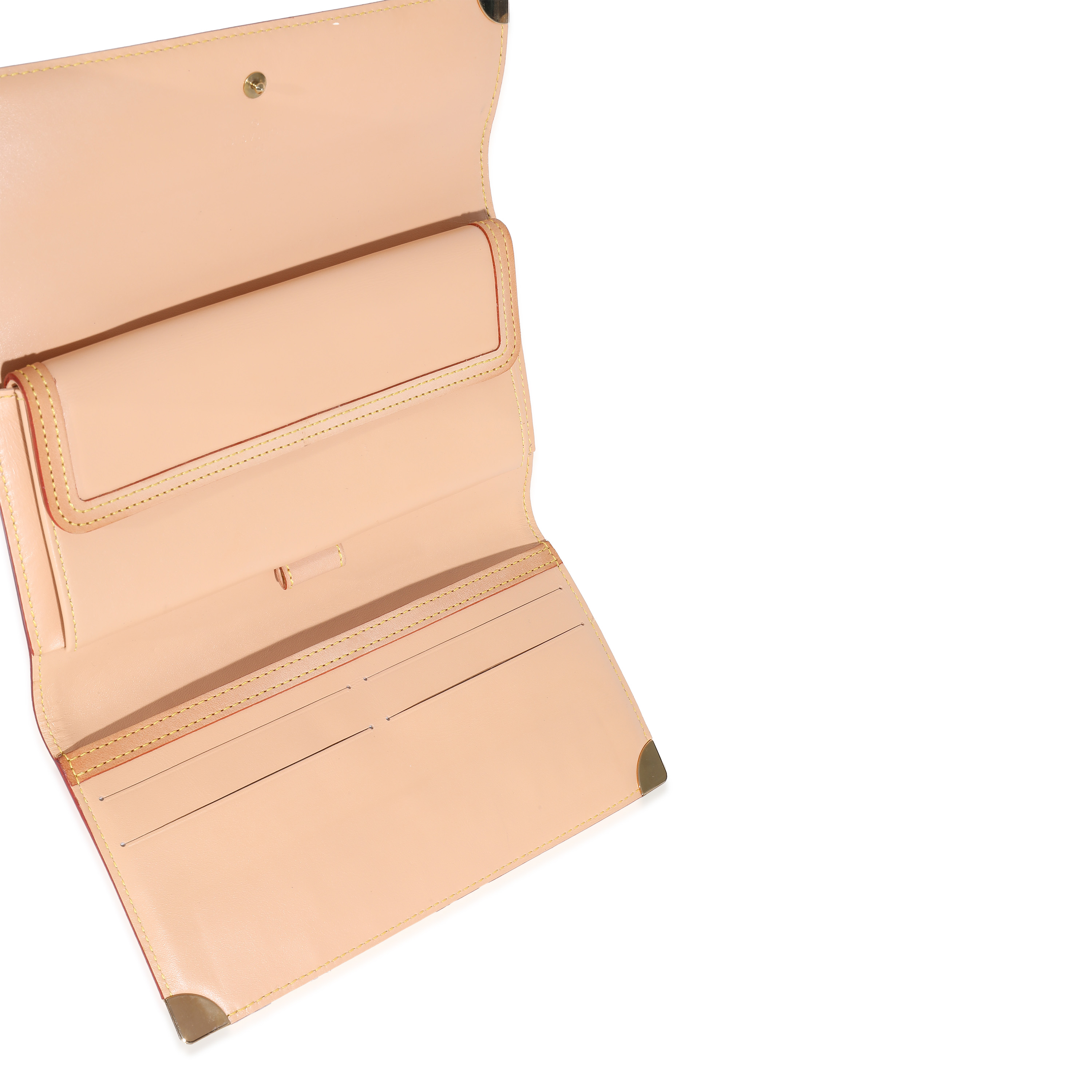 Louis Vuitton x Takashi Murakami Monogram Cherry Blossom Porte Tresor Wallet-7