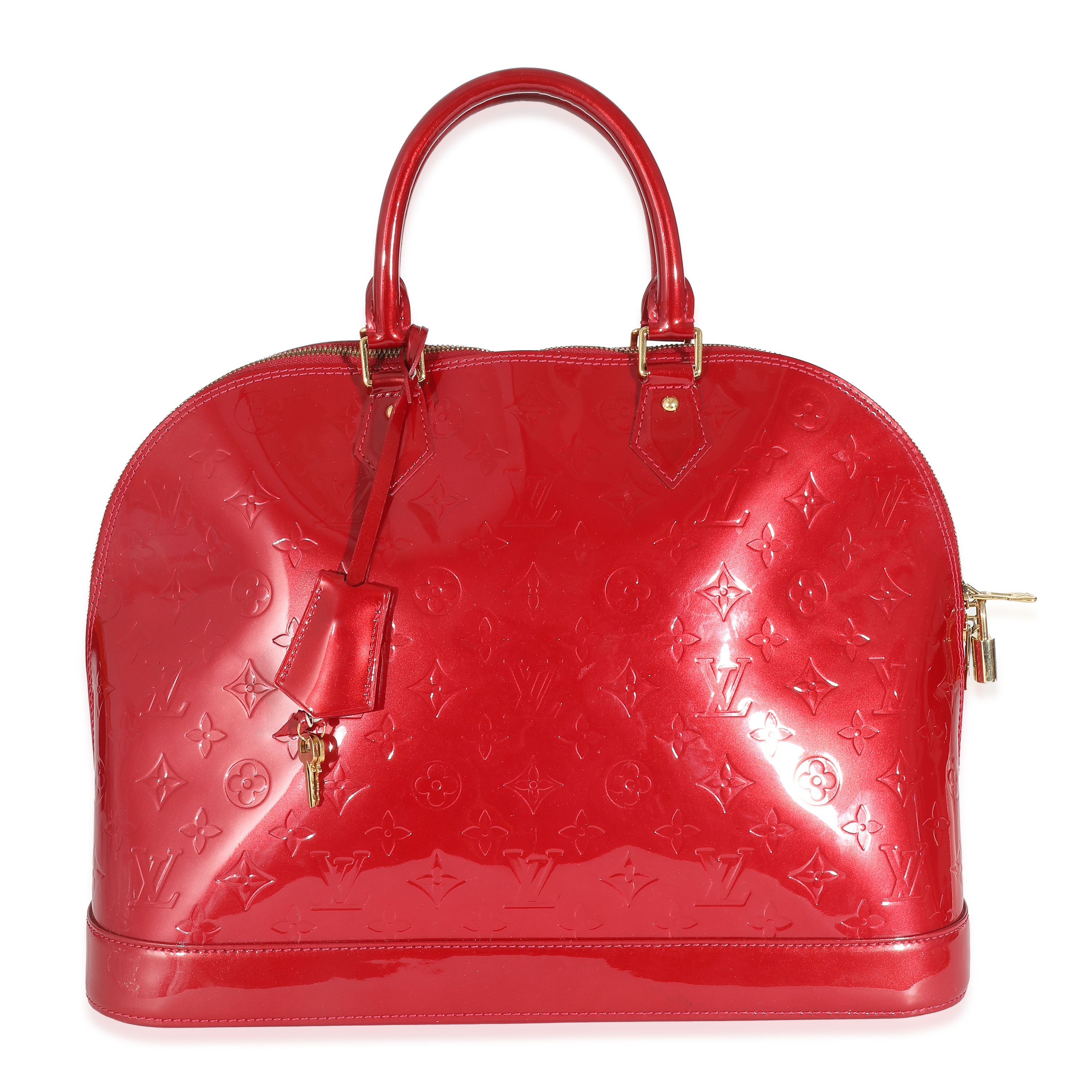 Louis Vuitton Pomme dAmour Monogram Vernis Alma GM Louis Vuitton Pomme dAmour Monogram Vernis Alma GM-0