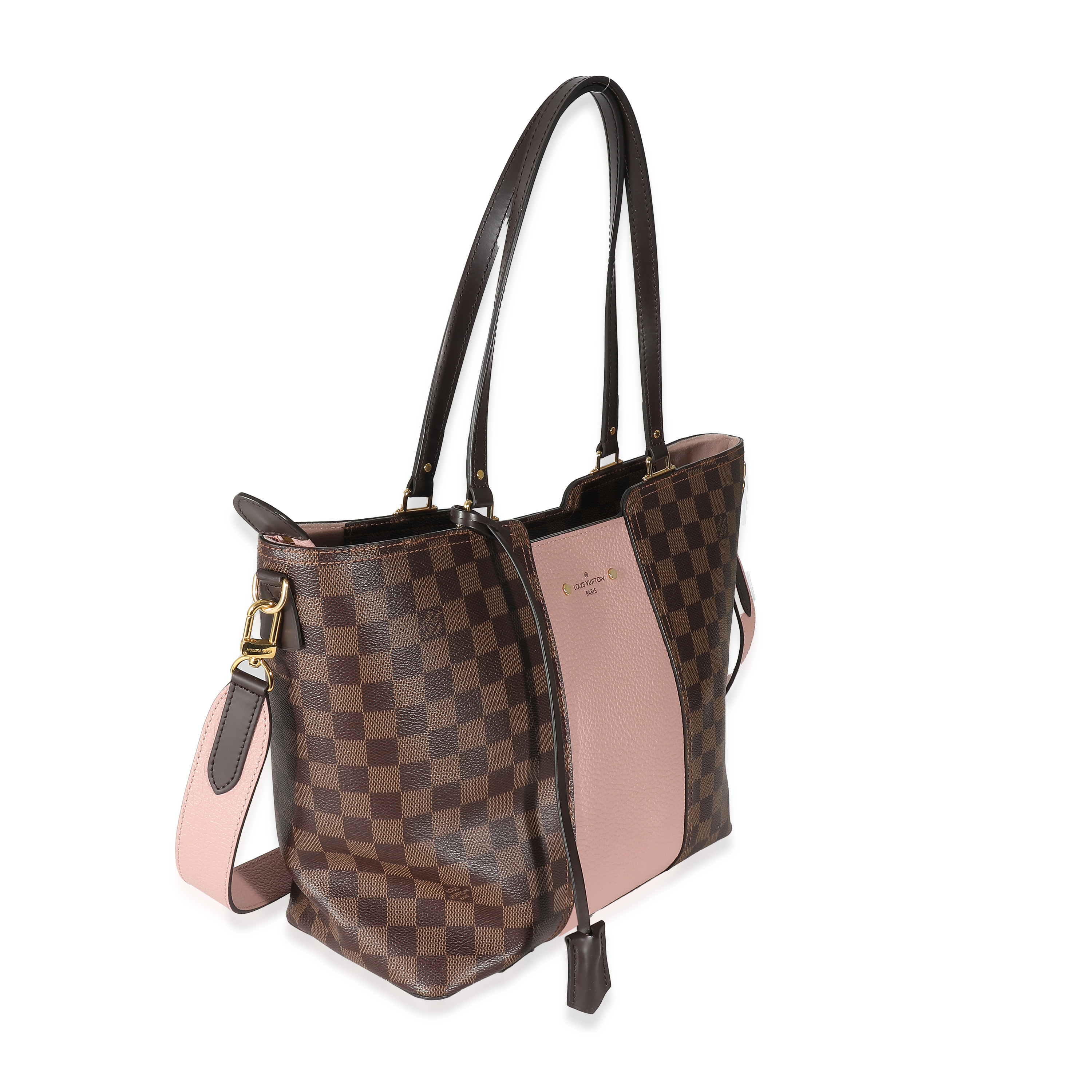 Louis Vuitton Magnolia Damier Ebene Canvas Jersey Tote-2