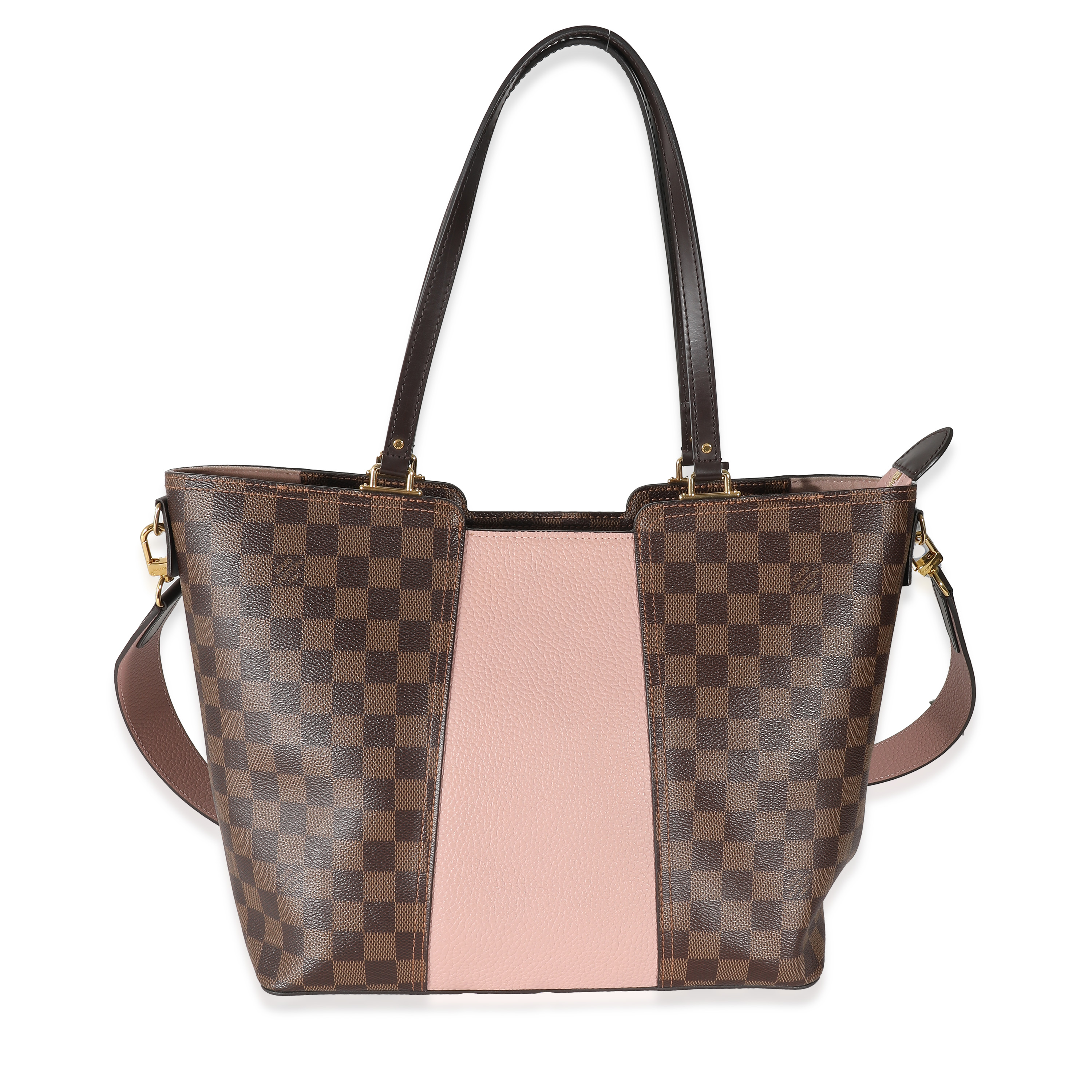 Louis Vuitton Magnolia Damier Ebene Canvas Jersey Tote-4