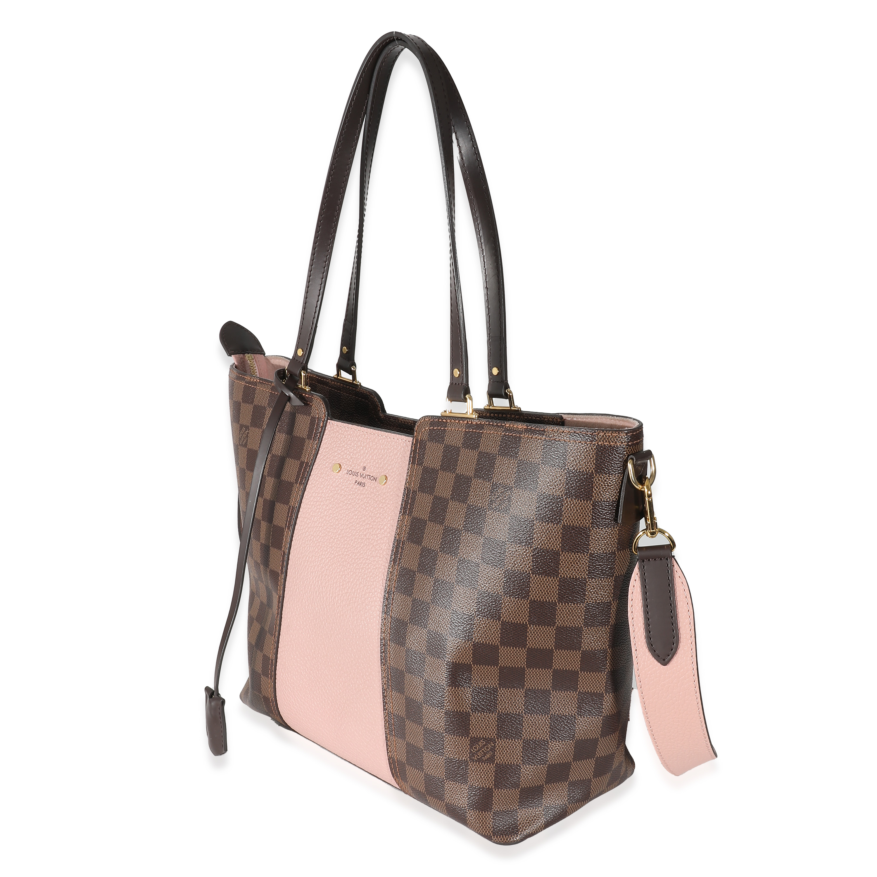 Louis Vuitton Magnolia Damier Ebene Canvas Jersey Tote-1