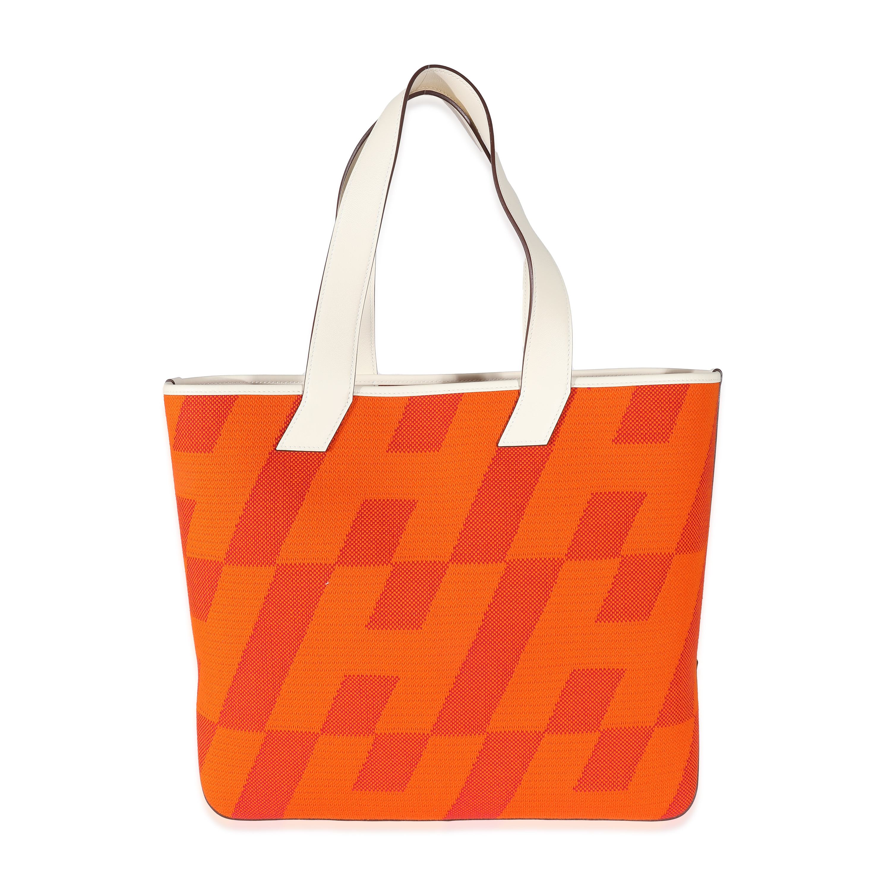 Hermès Nata Swift Feu Framboise Cabas H en Biais 40-5