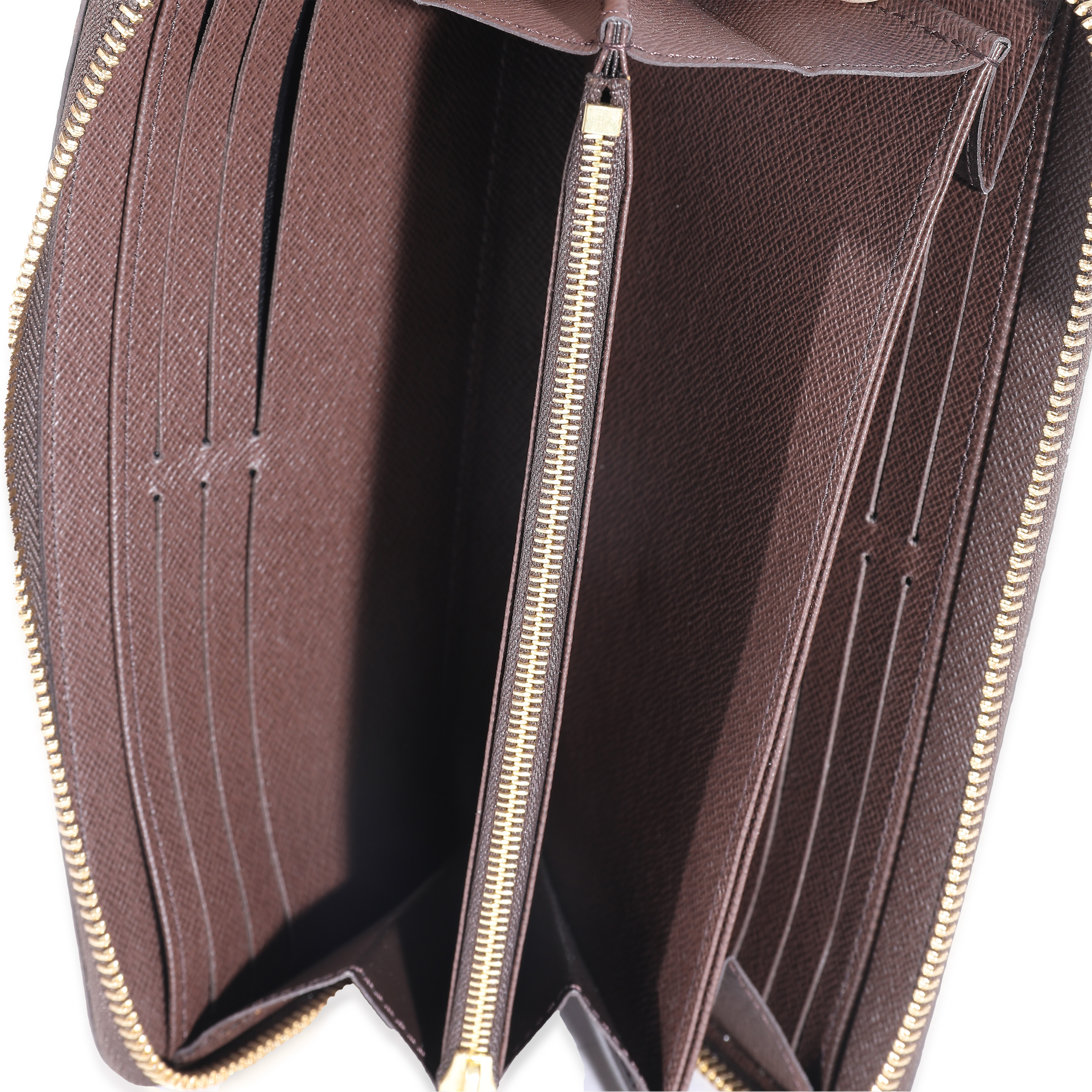 Louis Vuitton Damier Ebene Canvas Zippy Wallet-7