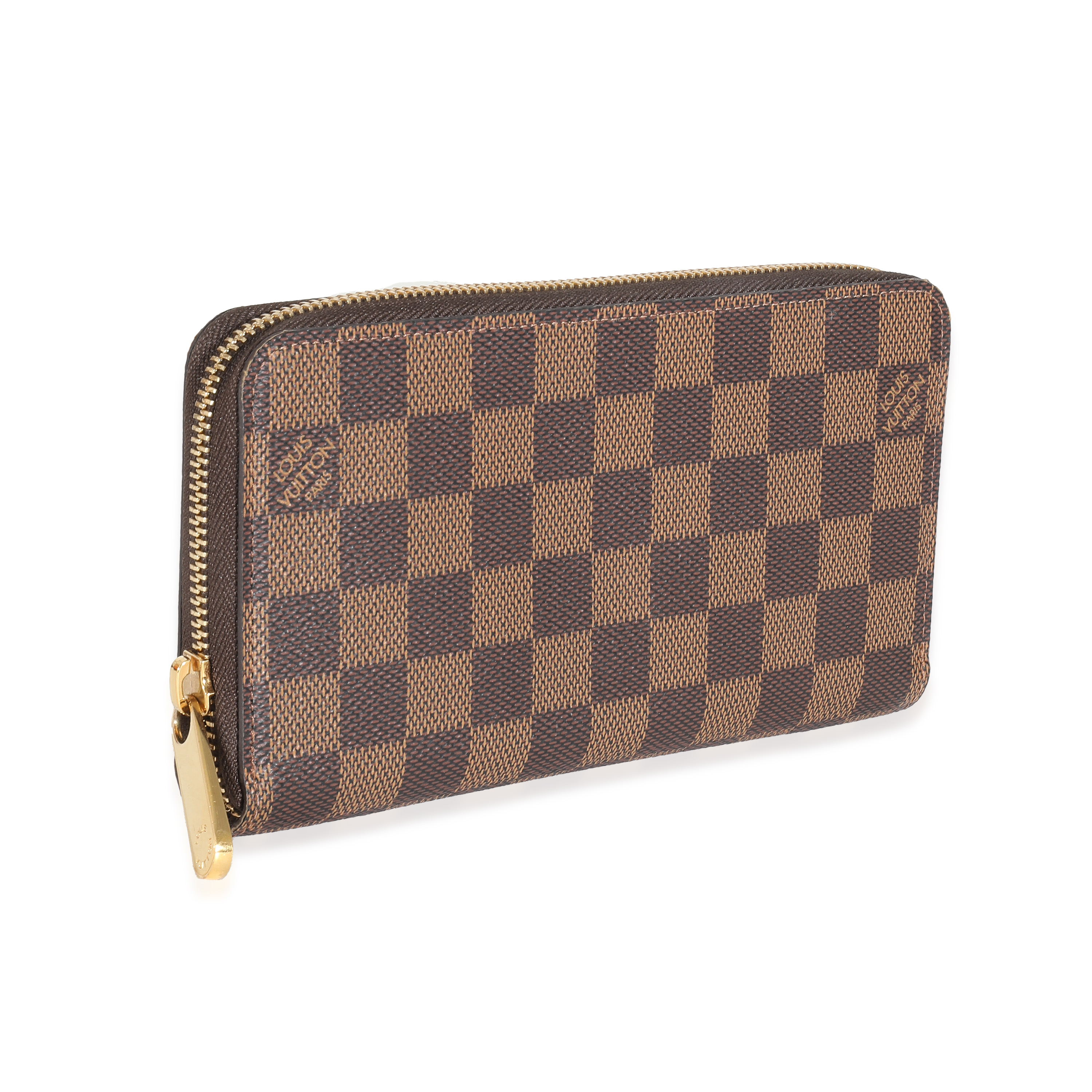 Louis Vuitton Damier Ebene Canvas Zippy Wallet-6