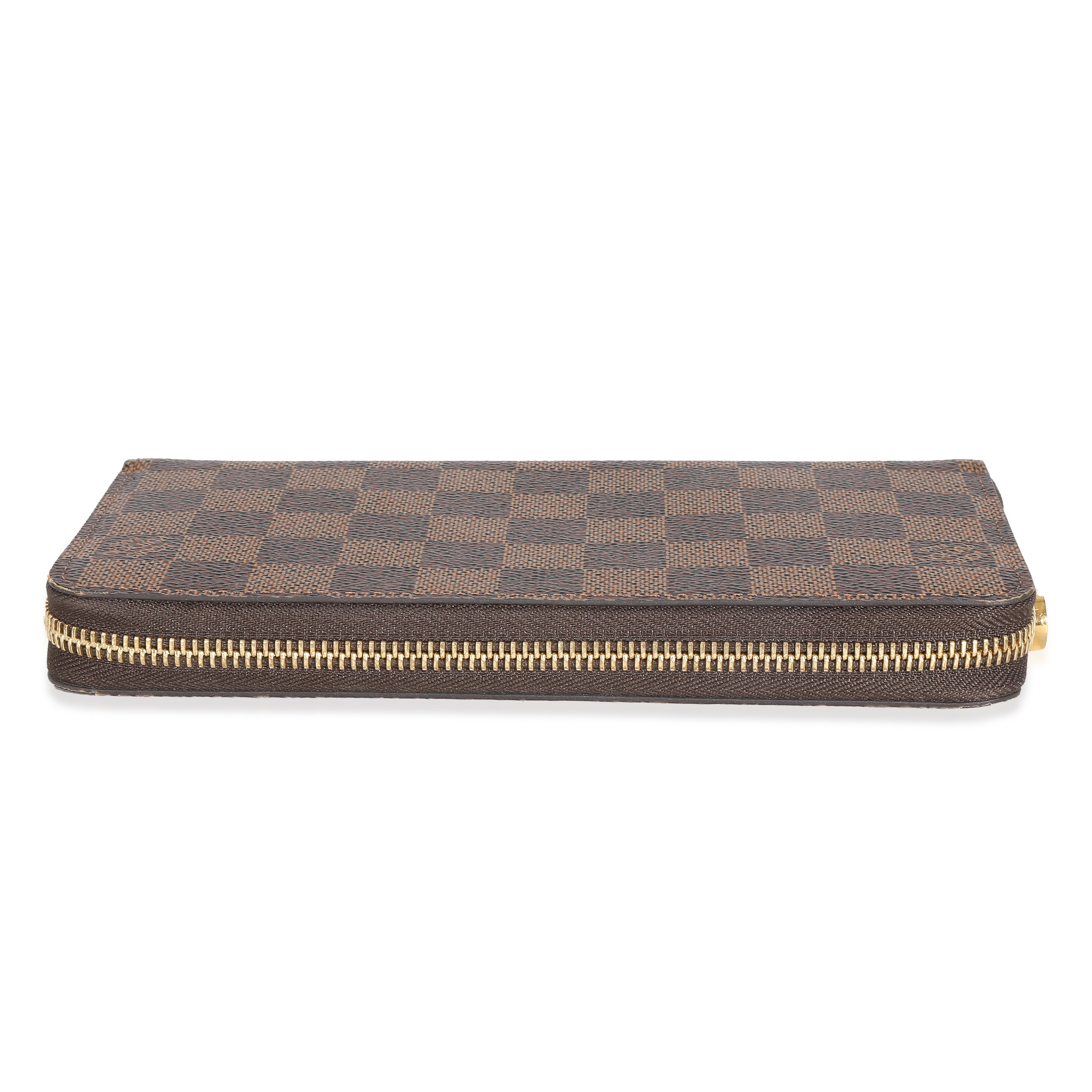 Louis Vuitton Damier Ebene Canvas Zippy Wallet-5