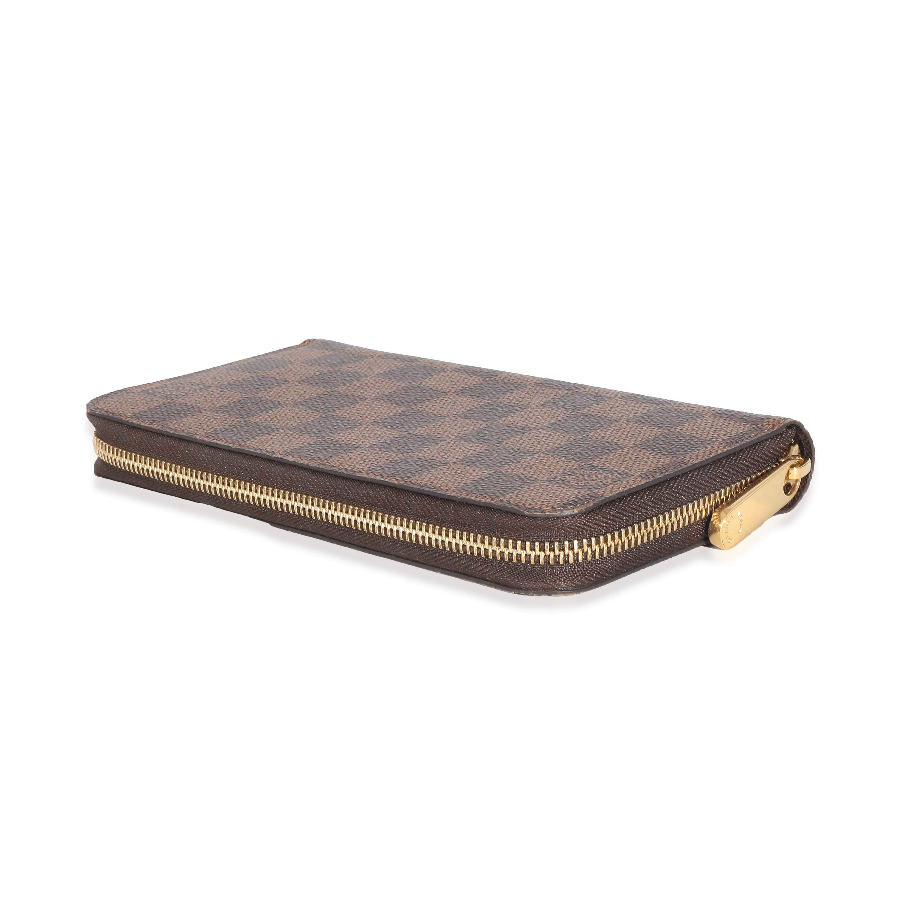 Louis Vuitton Damier Ebene Canvas Zippy Wallet-4