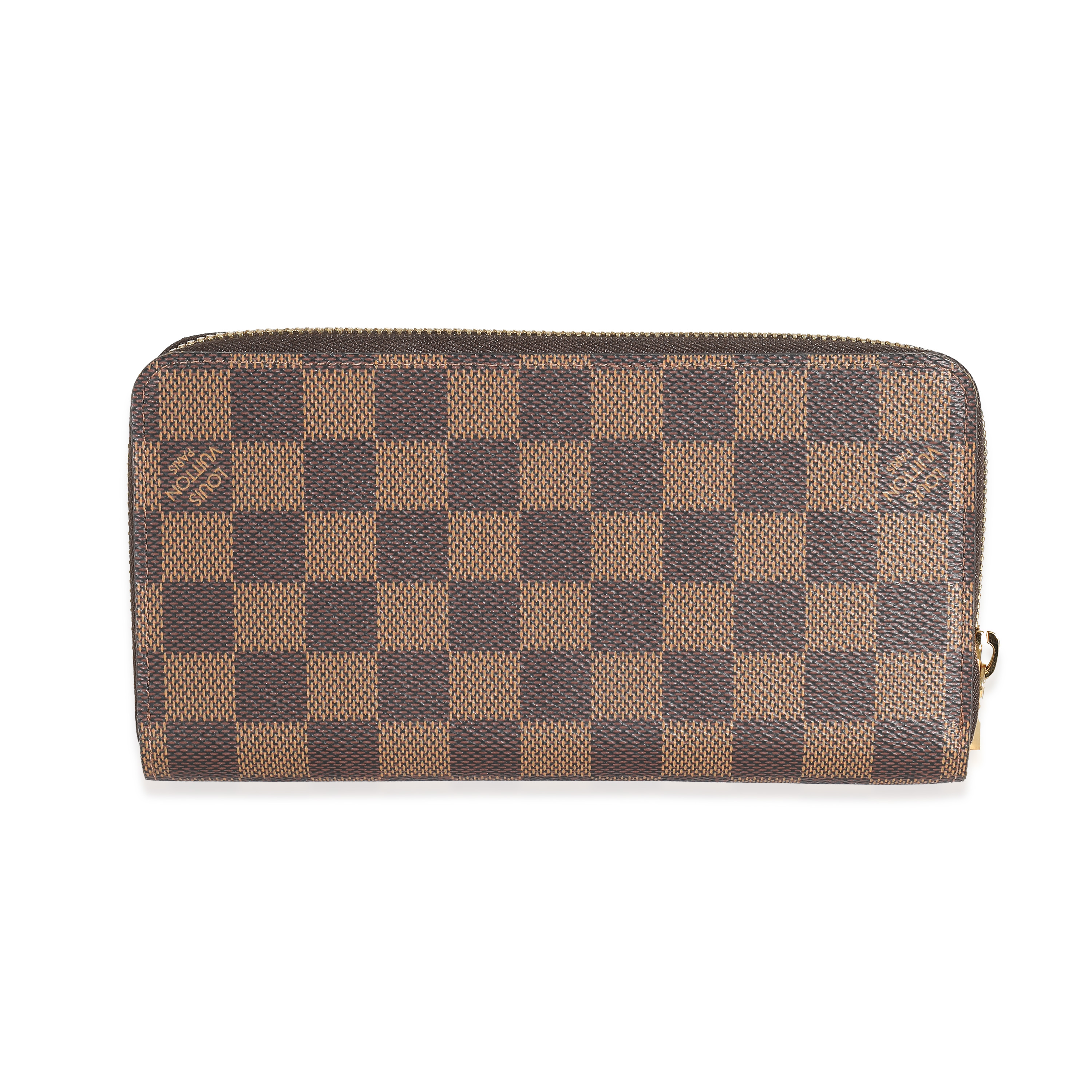 Louis Vuitton Damier Ebene Canvas Zippy Wallet-3