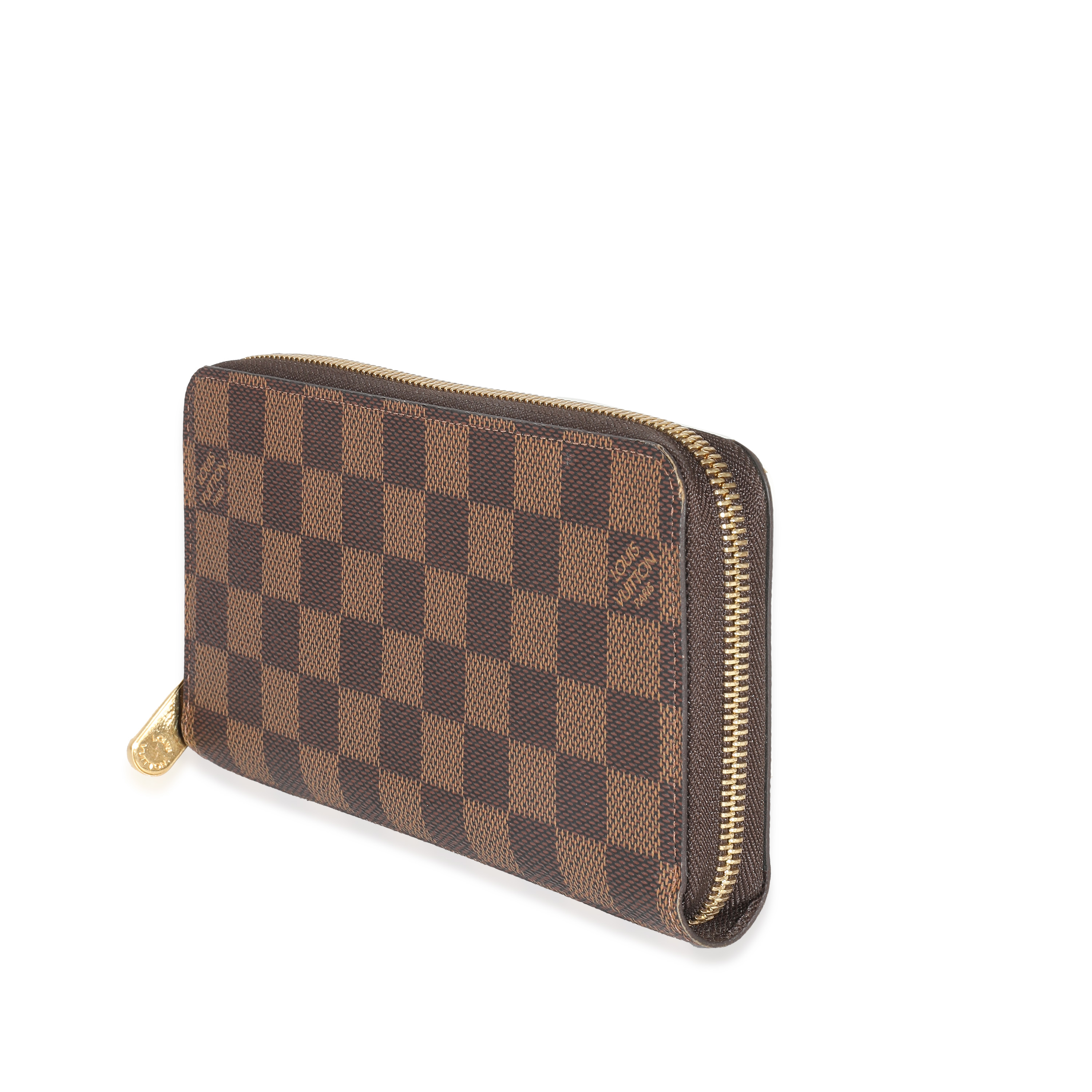 Louis Vuitton Damier Ebene Canvas Zippy Wallet-1