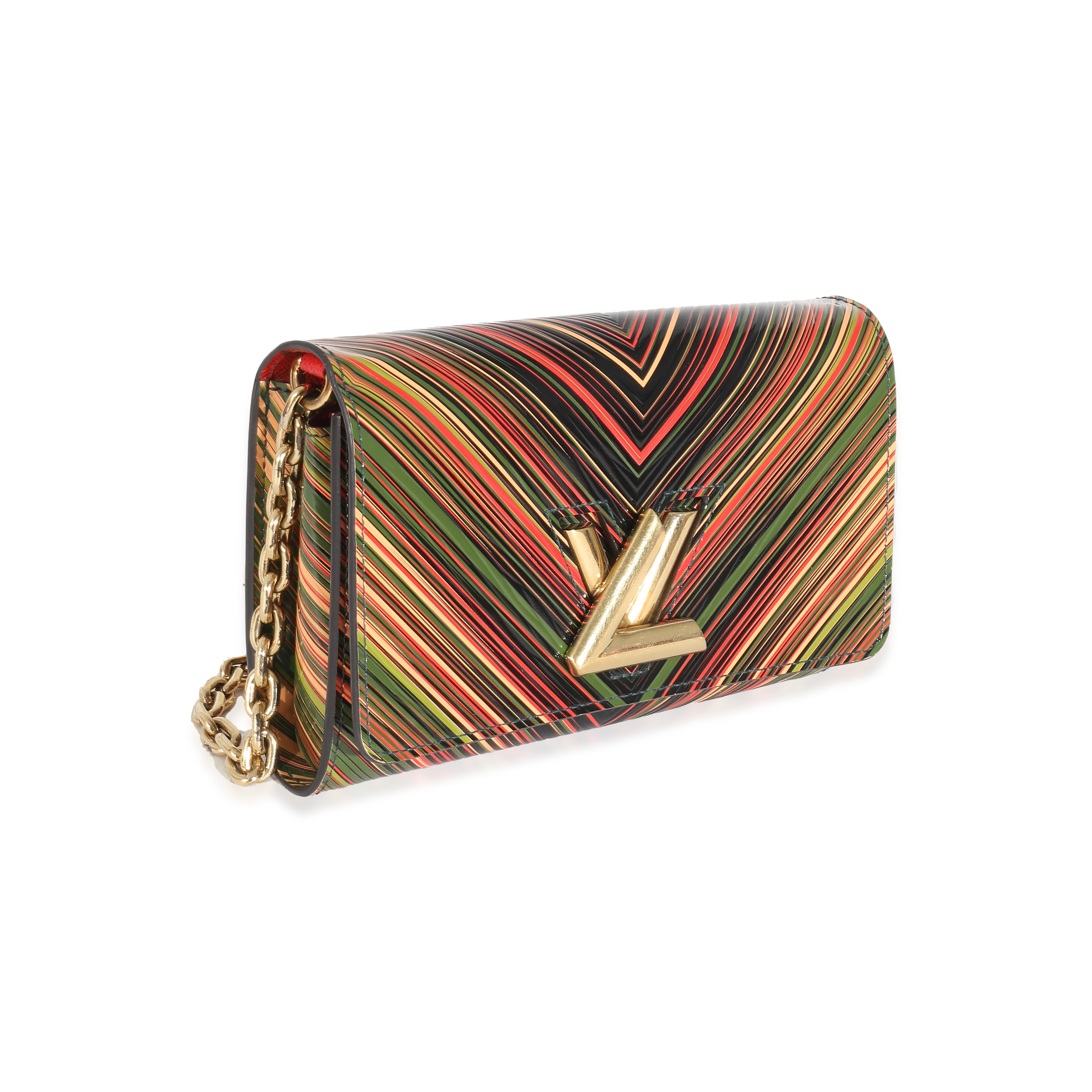 Louis Vuitton Epi Tropical Printed Twist Chain Wallet-6