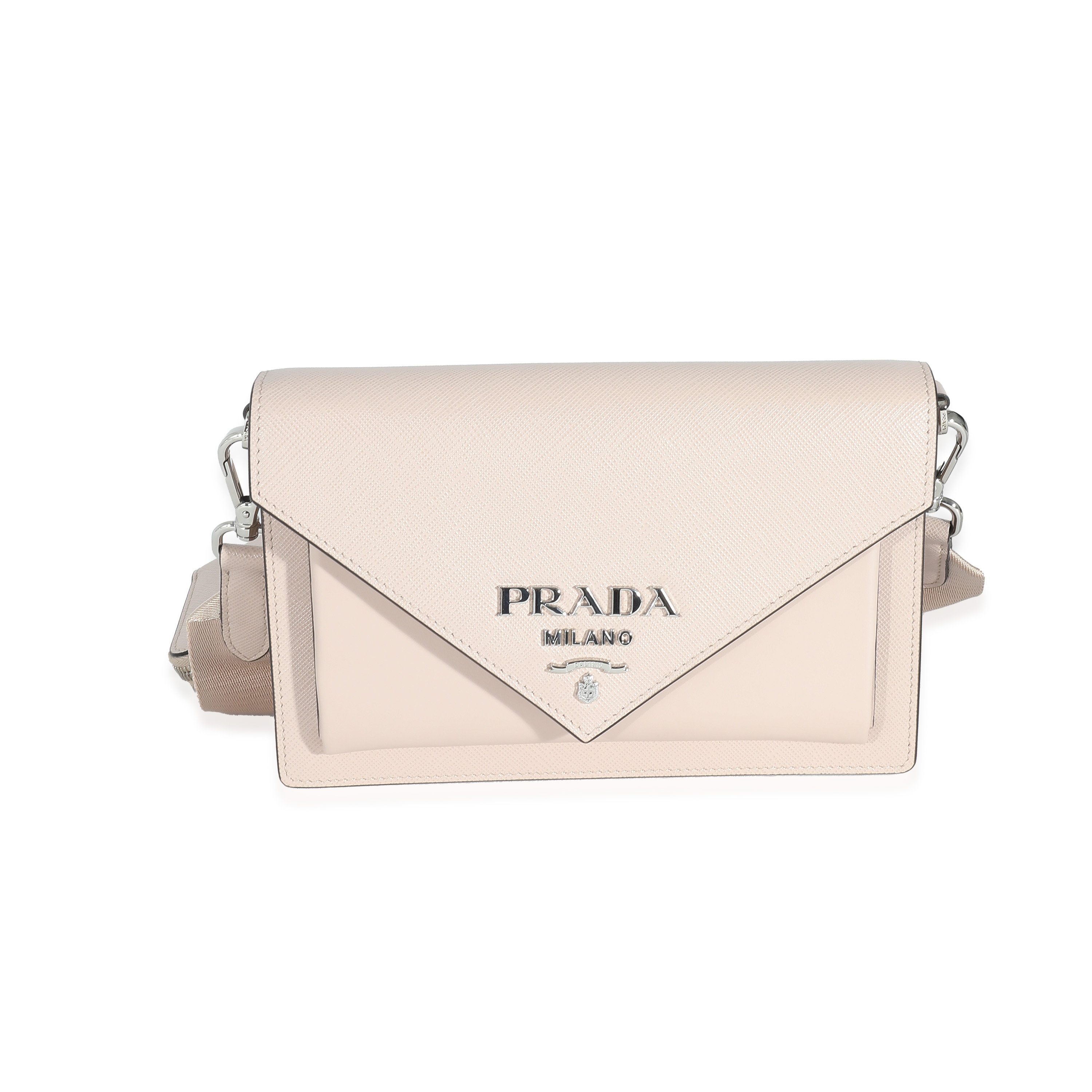 Prada Beige Saffiano Envelope Mini Bag Prada Beige Saffiano Envelope Mini Bag