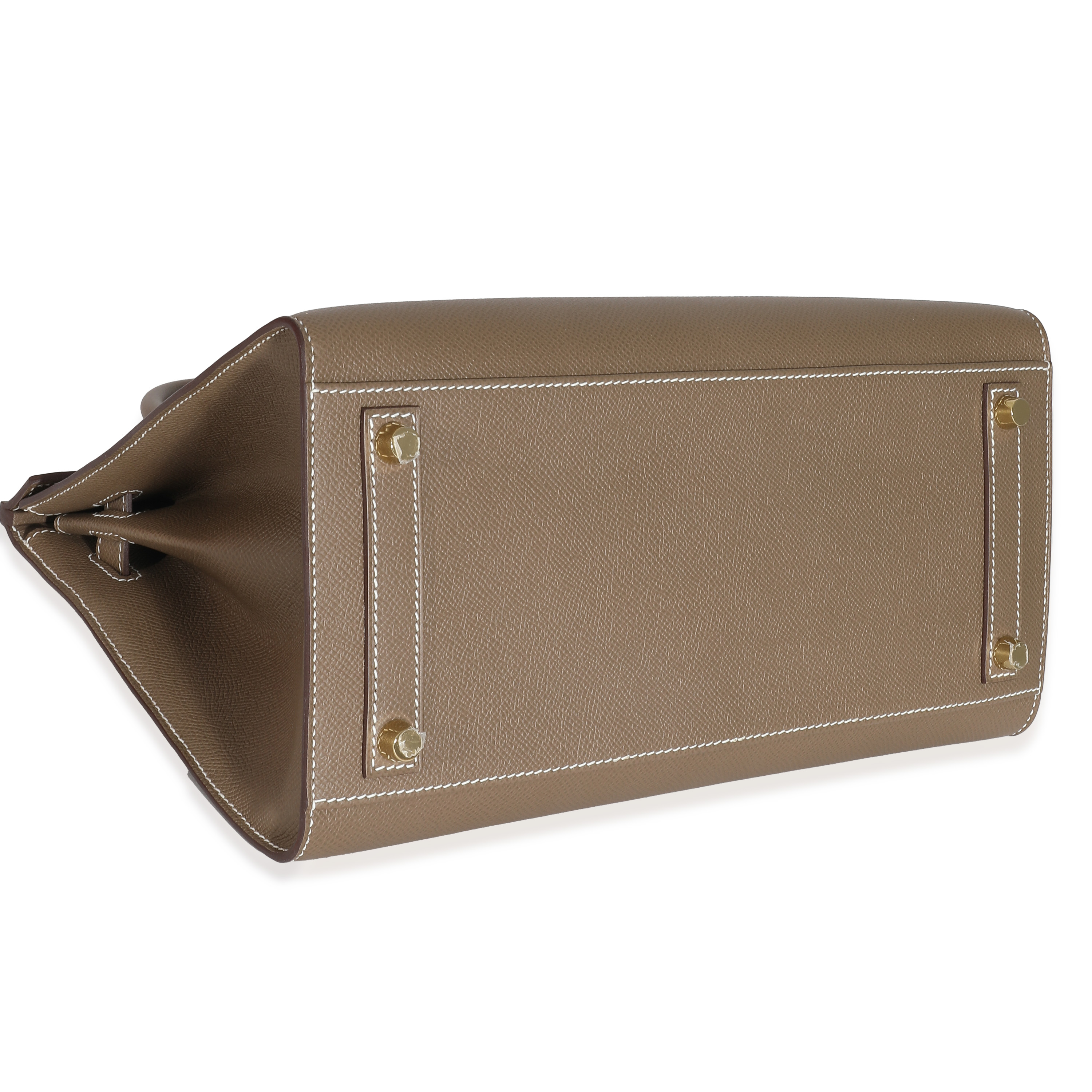 Hermès Etoupe Epsom Sellier Birkin 30 GHW-7