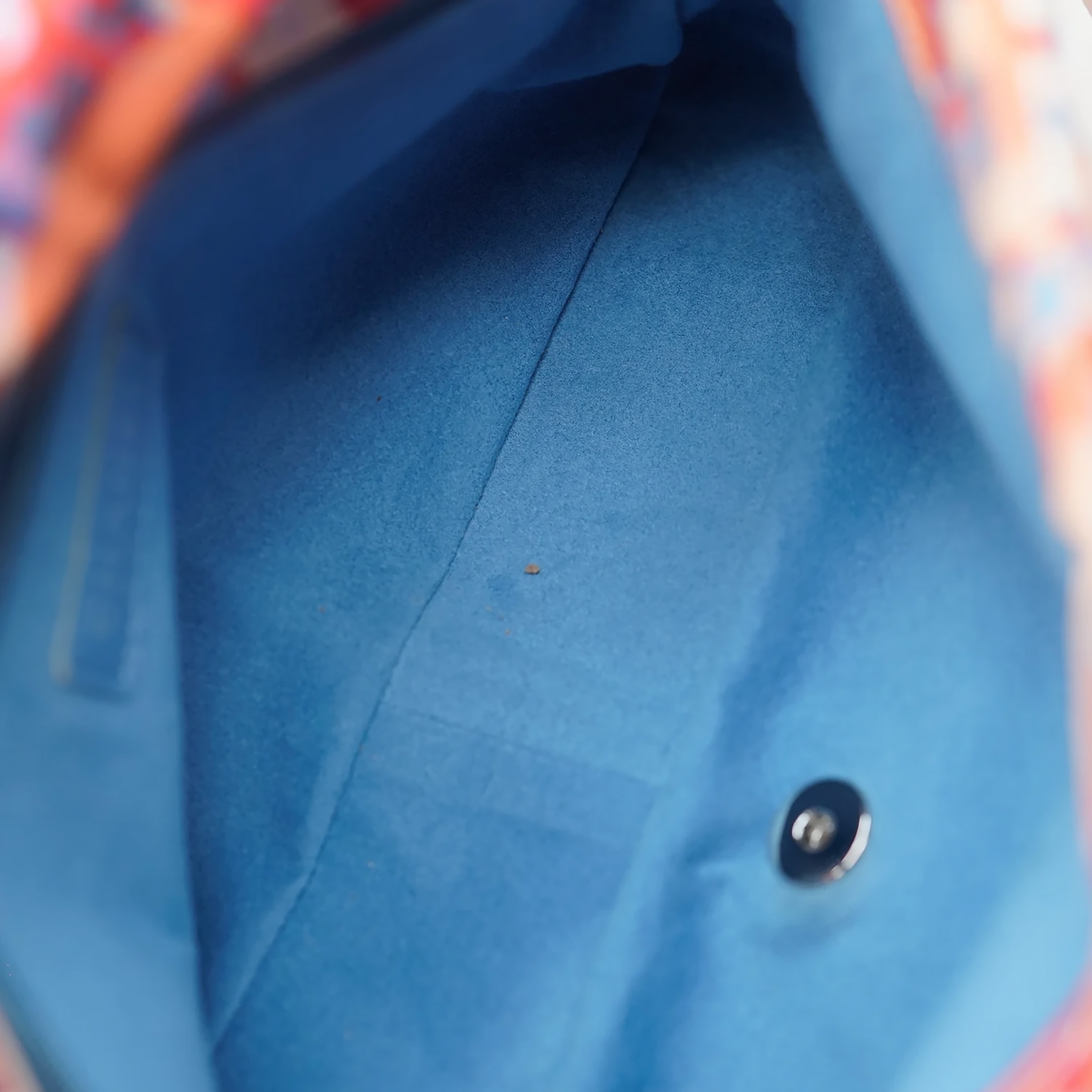 Chanel Orange Foulard Fabric Quilted Printed Large Flap-8