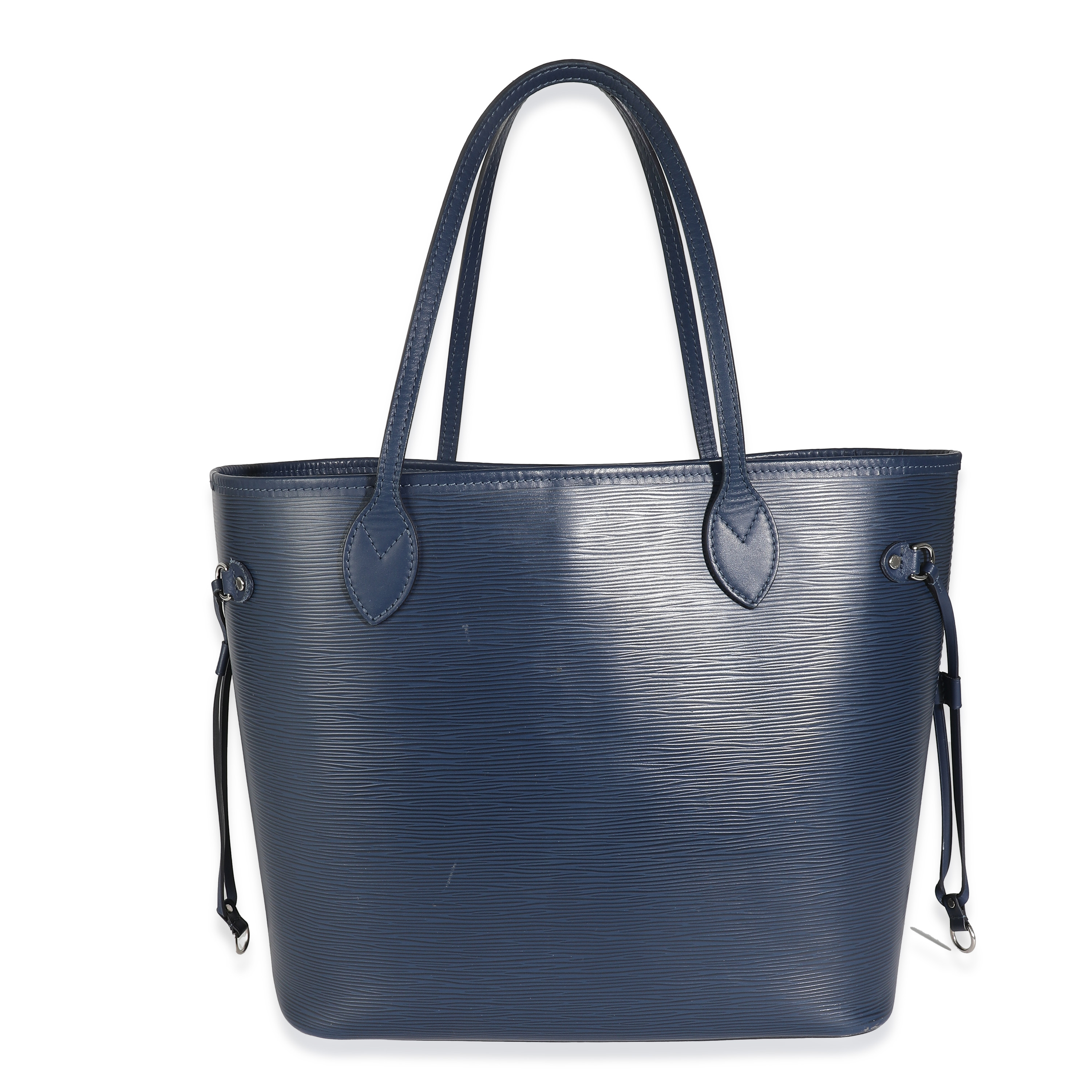 Louis Vuitton Blue Marine Epi Neverfull MM-4