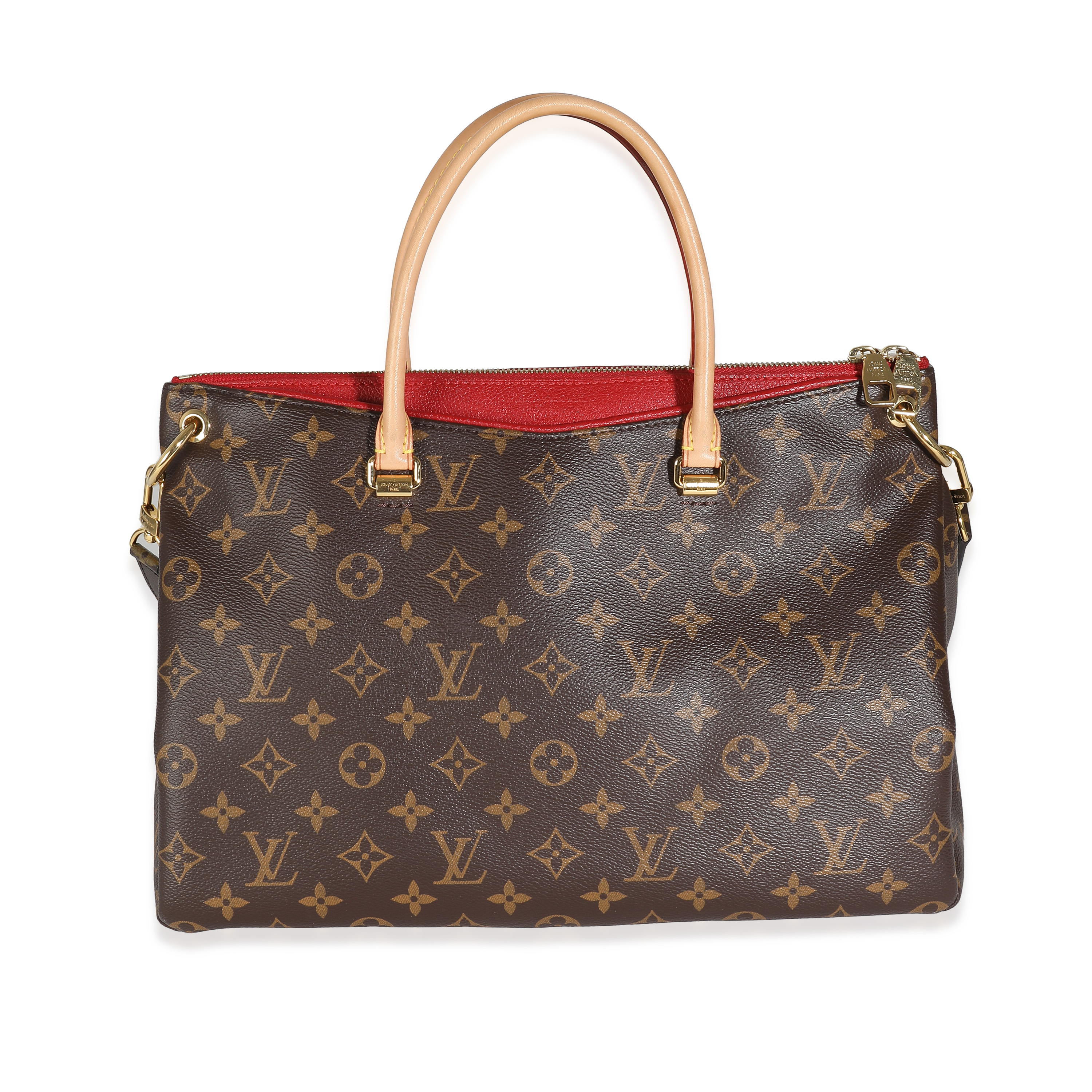Louis Vuitton Cerise Monogram Canvas Pallas MM Louis Vuitton Cerise Monogram Canvas Pallas MM